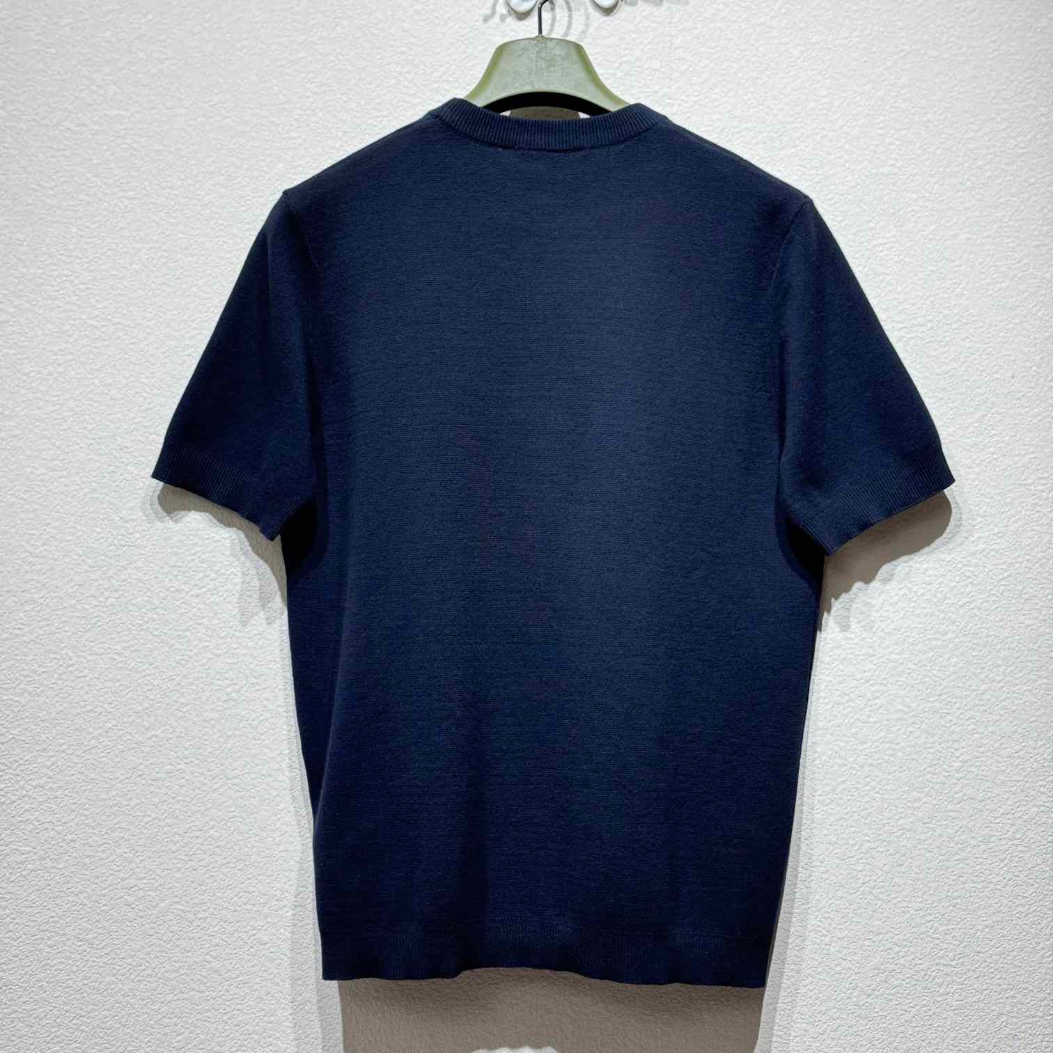 Gucci Silk Cotton T-shirt With Gucci Intarsia - DopestKickz