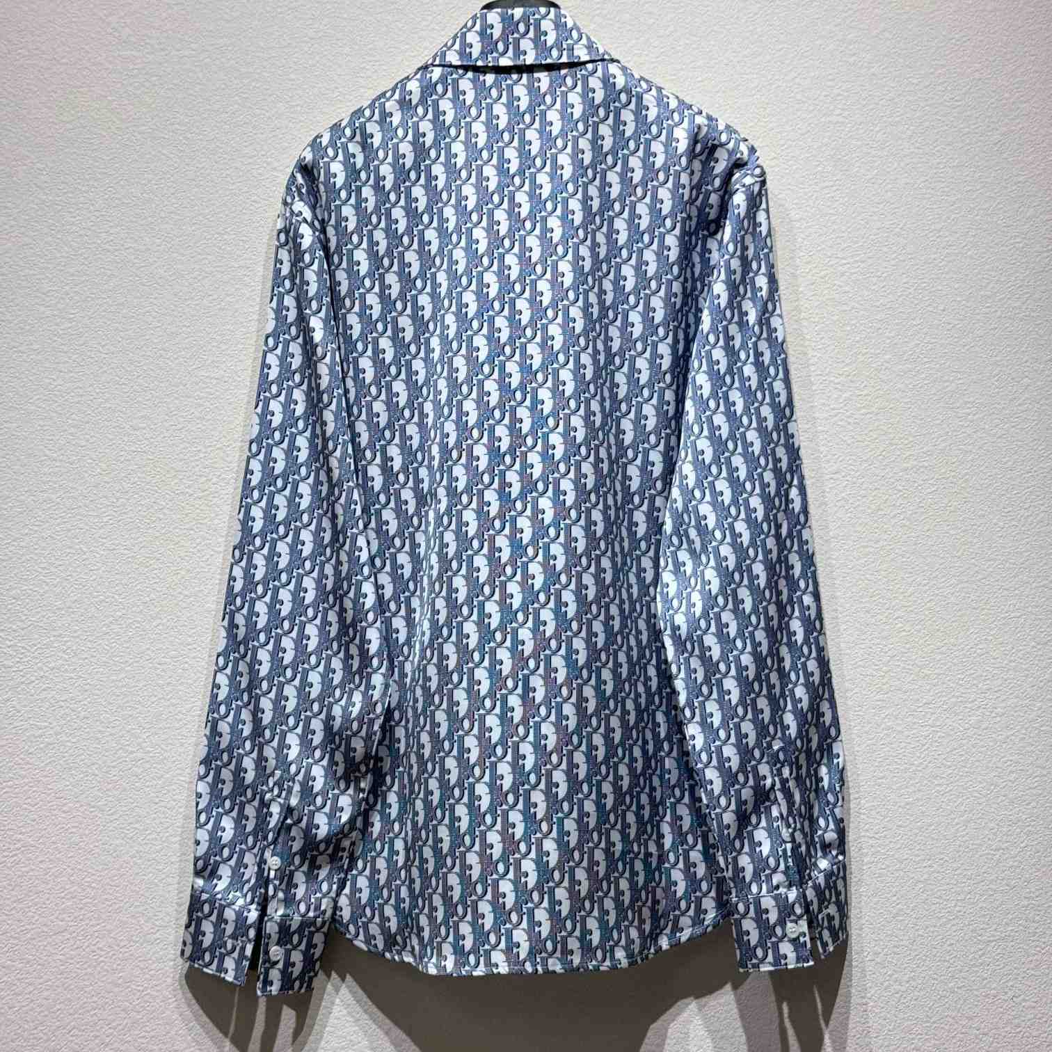 Dior Oblique Long-Sleeved Shirt  - DopestKickz