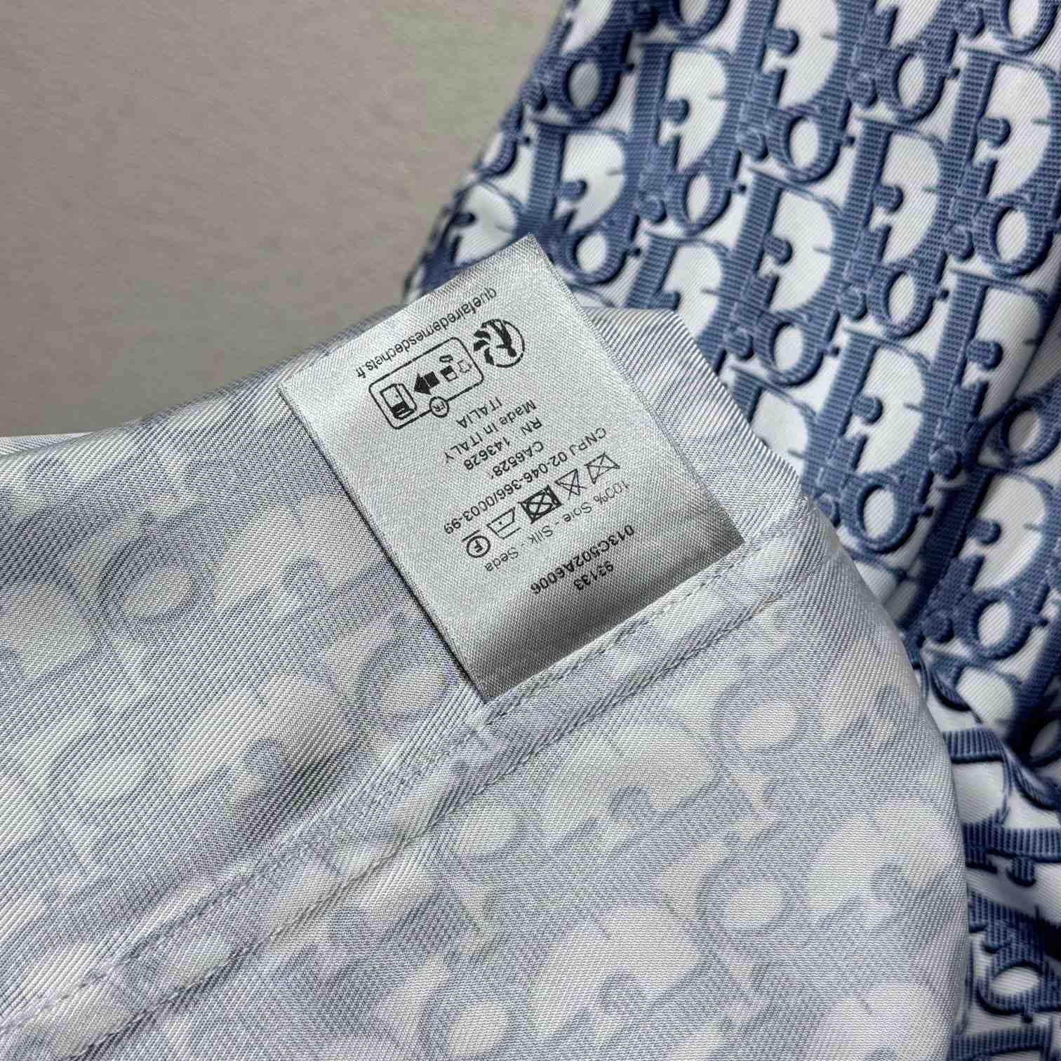 Dior Oblique Long-Sleeved Shirt  - DopestKickz