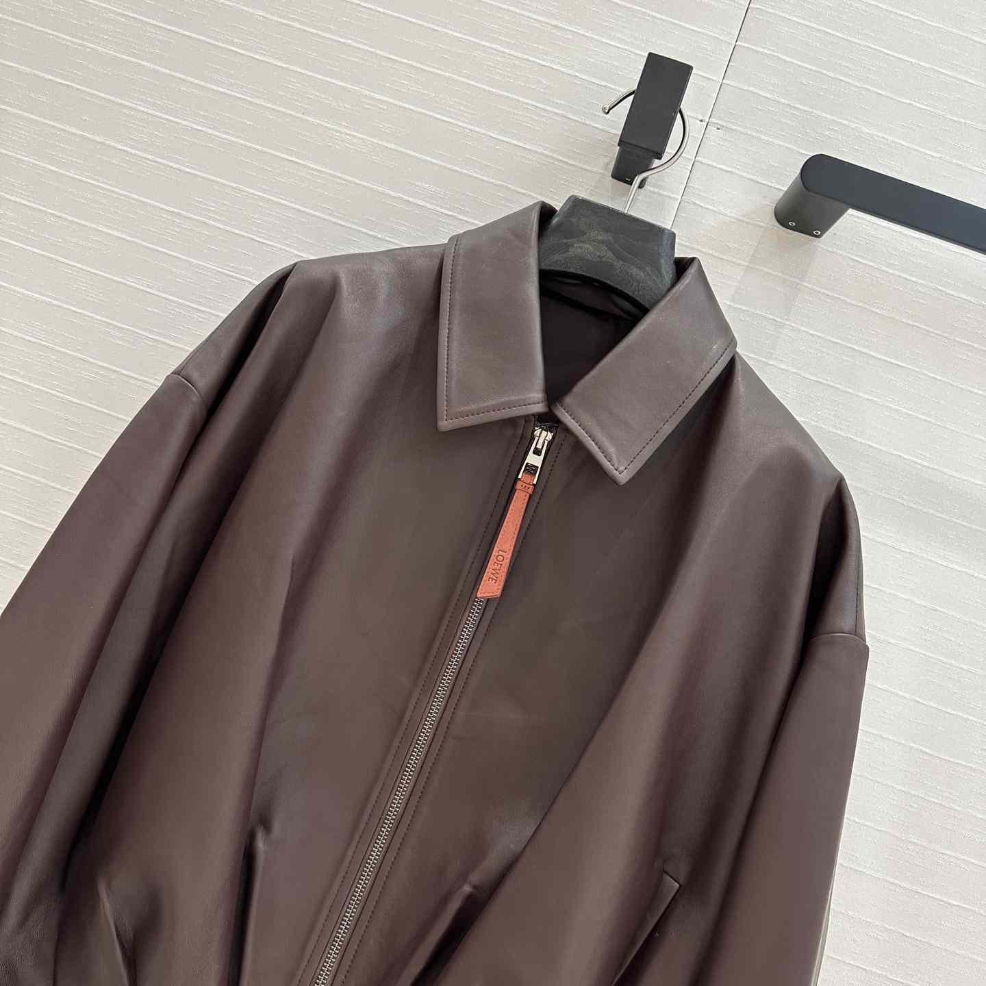 Loewe Draped Jacket In Nappa Lambskin - DopestKickz