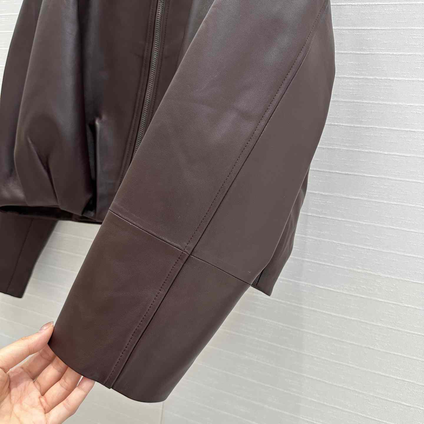Loewe Draped Jacket In Nappa Lambskin - DopestKickz