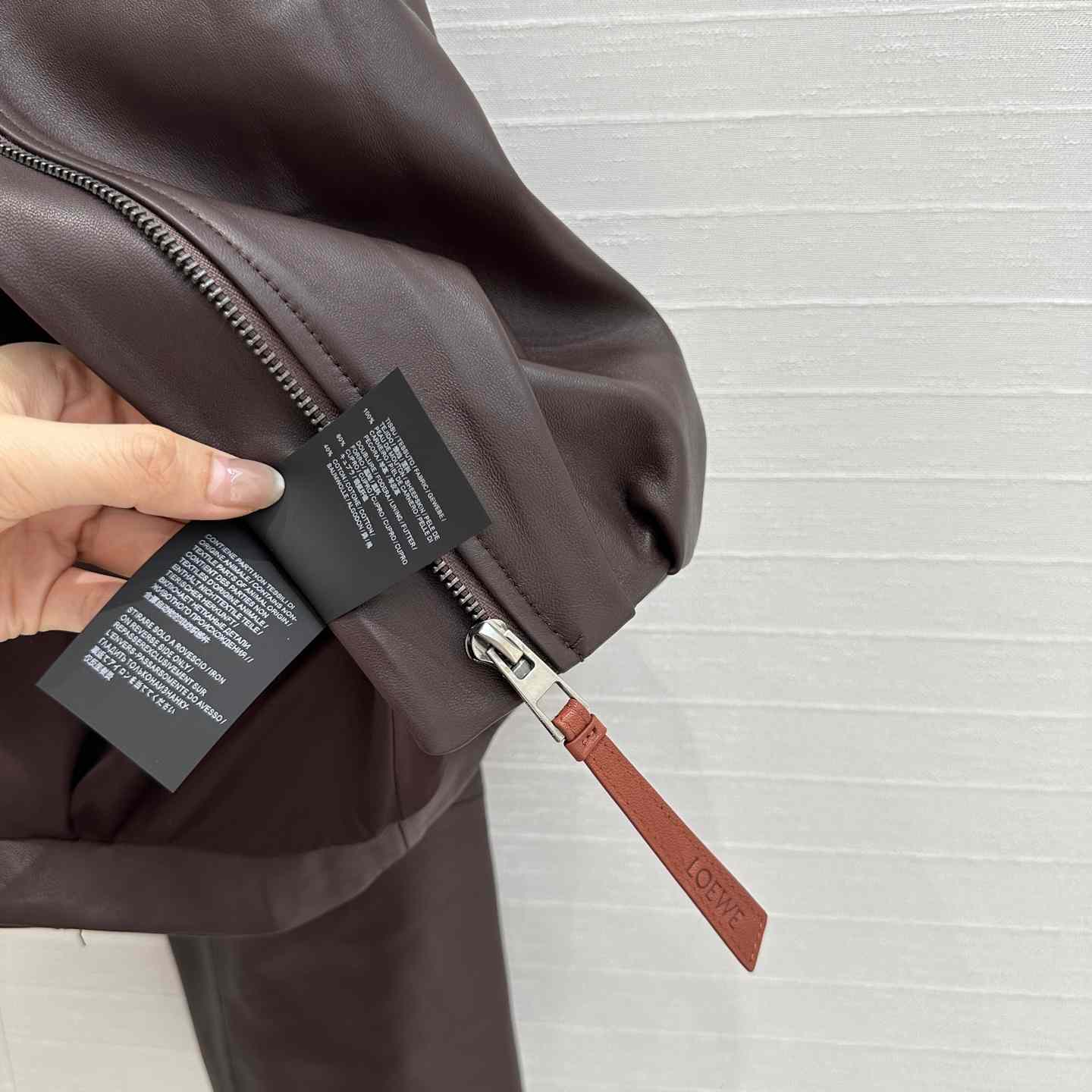 Loewe Draped Jacket In Nappa Lambskin - DopestKickz