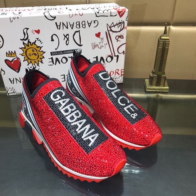 Dolce & Gabbana Sorrento Crystal Sneaker - DopestKickz