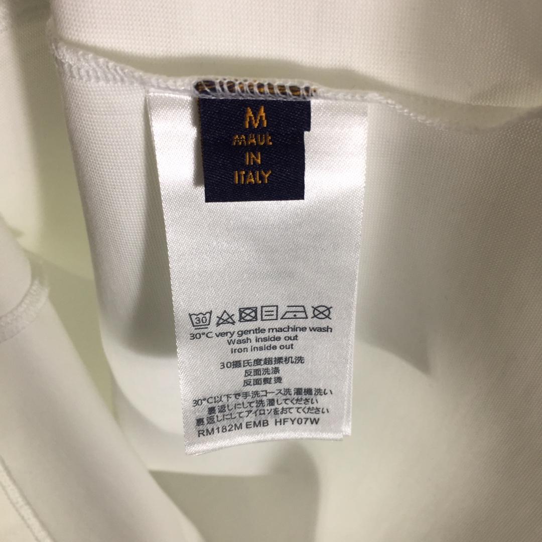 Louis Vuitton Monogram Short-Sleeved Cotton Crewneck - DopestKickz
