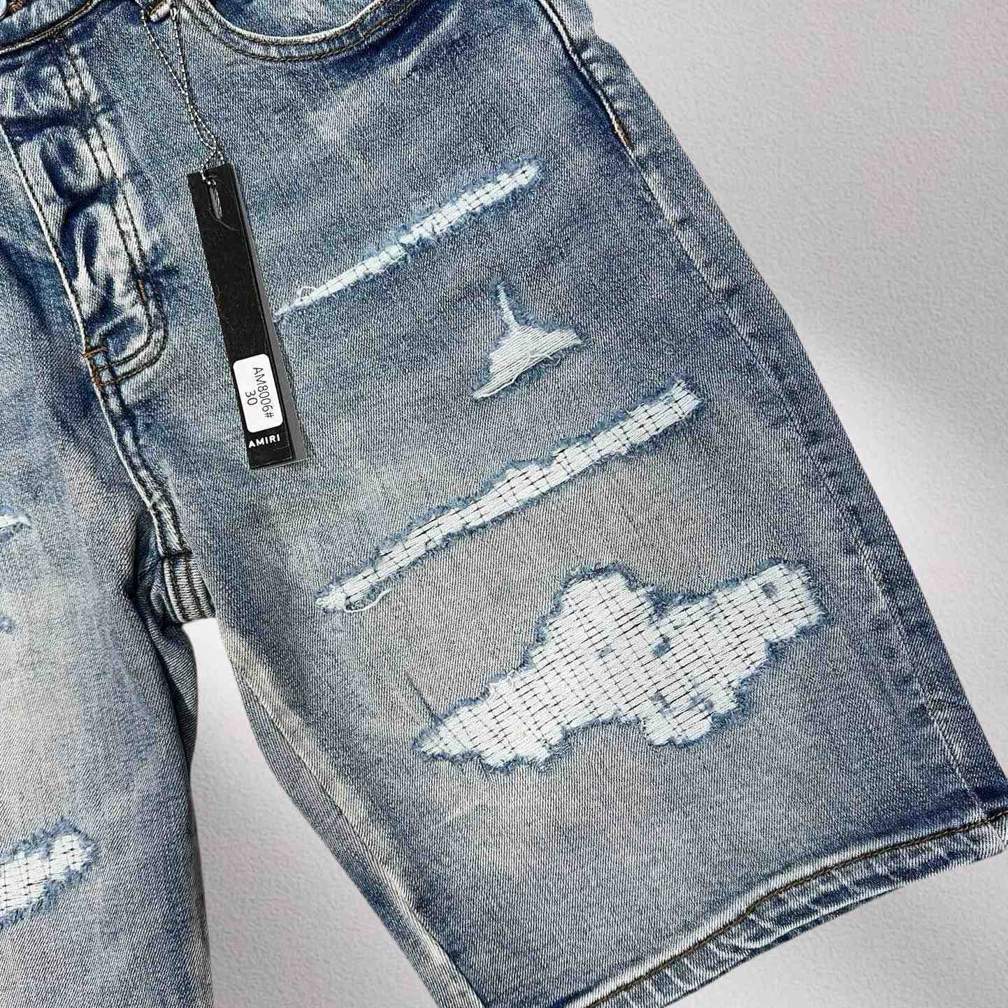 Amiri Denim Shorts     8006 - DopestKickz