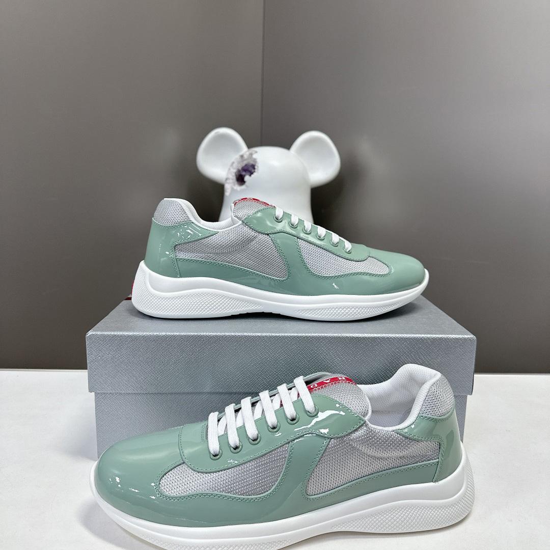 Prada America's Cup Biker Fabric Sneakers - DopestKickz