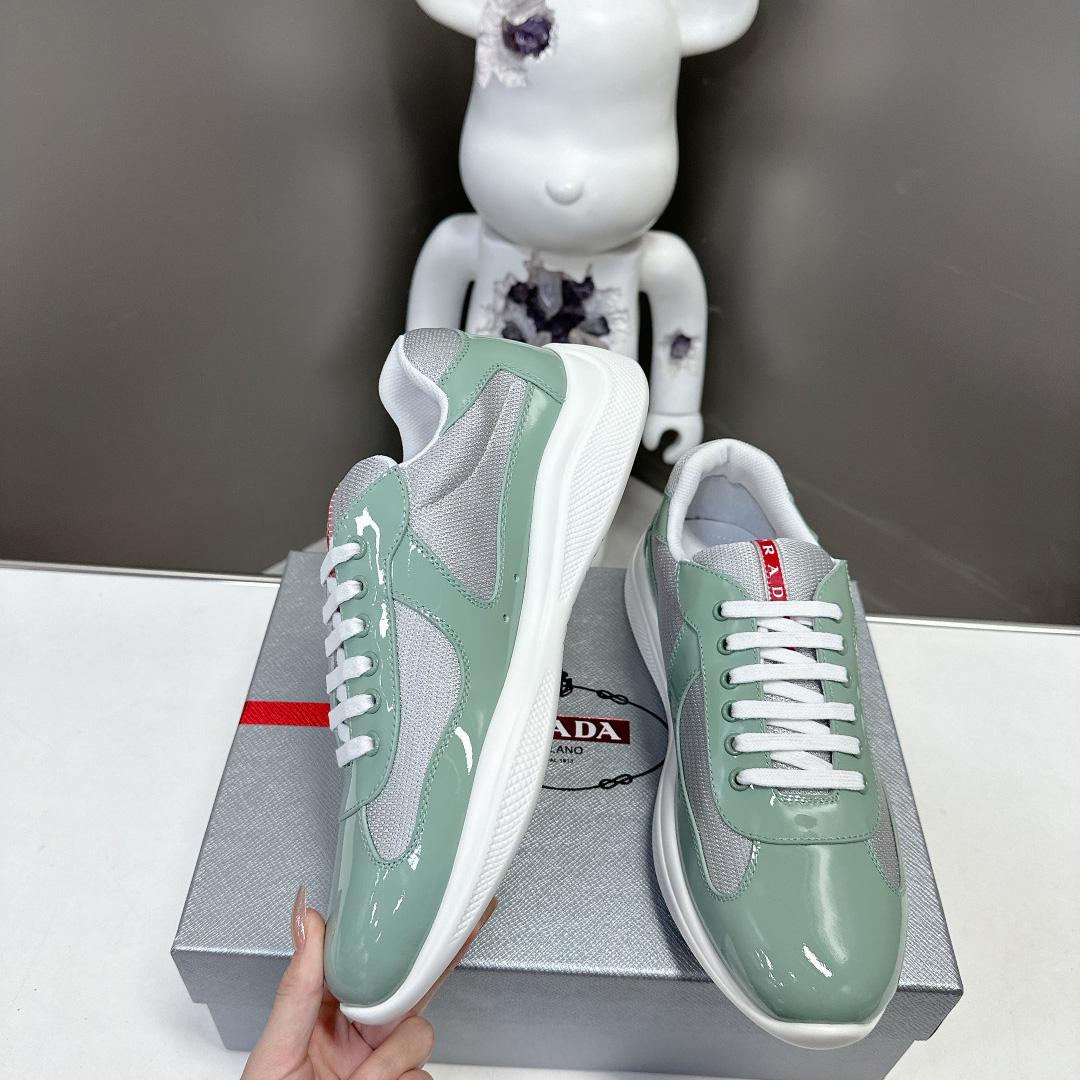 Prada America's Cup Biker Fabric Sneakers - DopestKickz