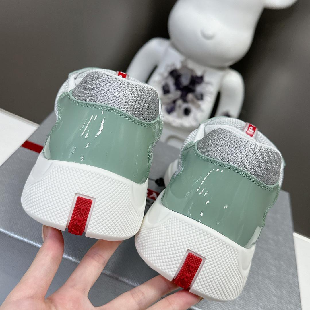 Prada America's Cup Biker Fabric Sneakers - DopestKickz