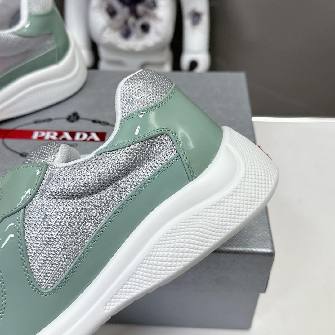 Prada America's Cup Biker Fabric Sneakers - DopestKickz