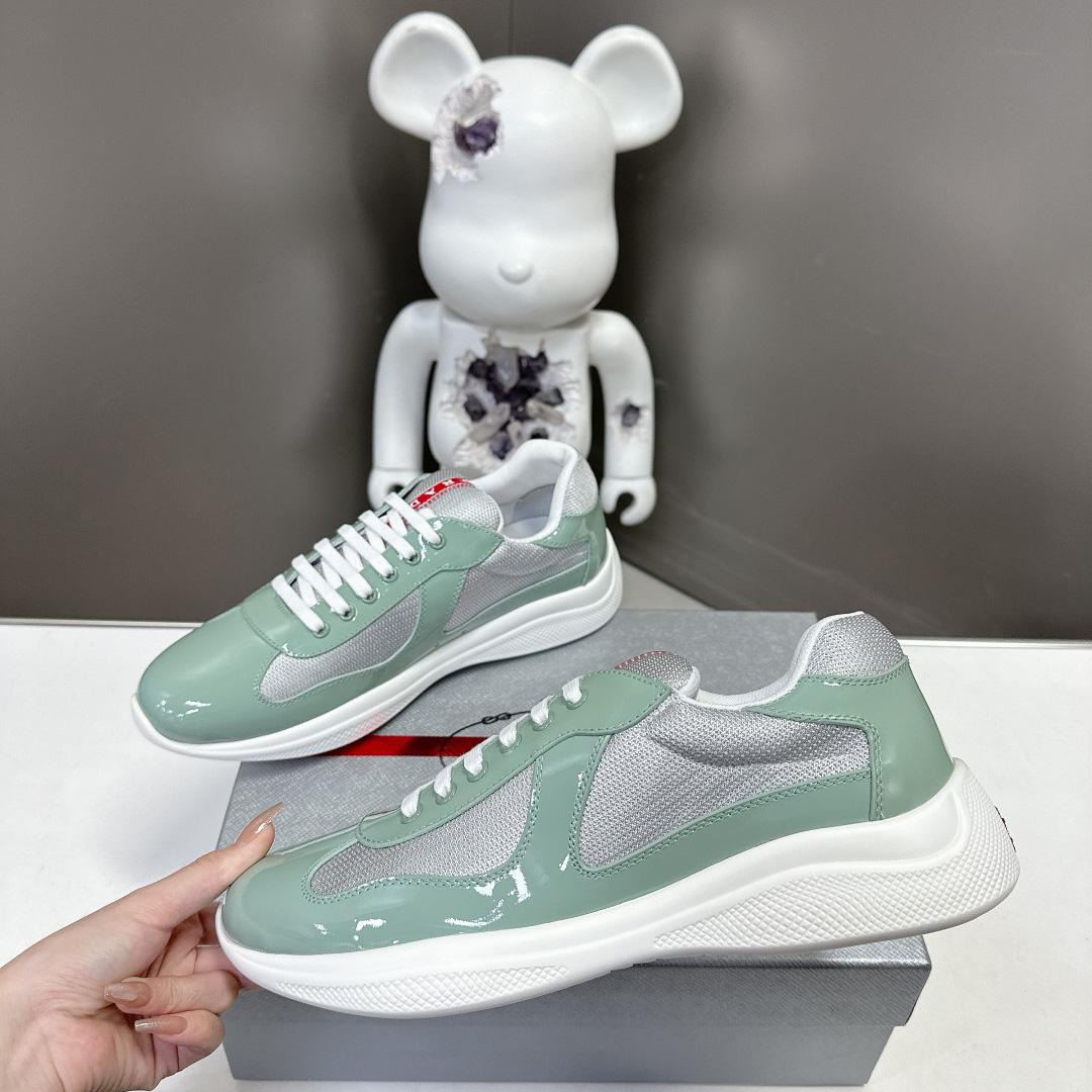 Prada America's Cup Biker Fabric Sneakers - DopestKickz