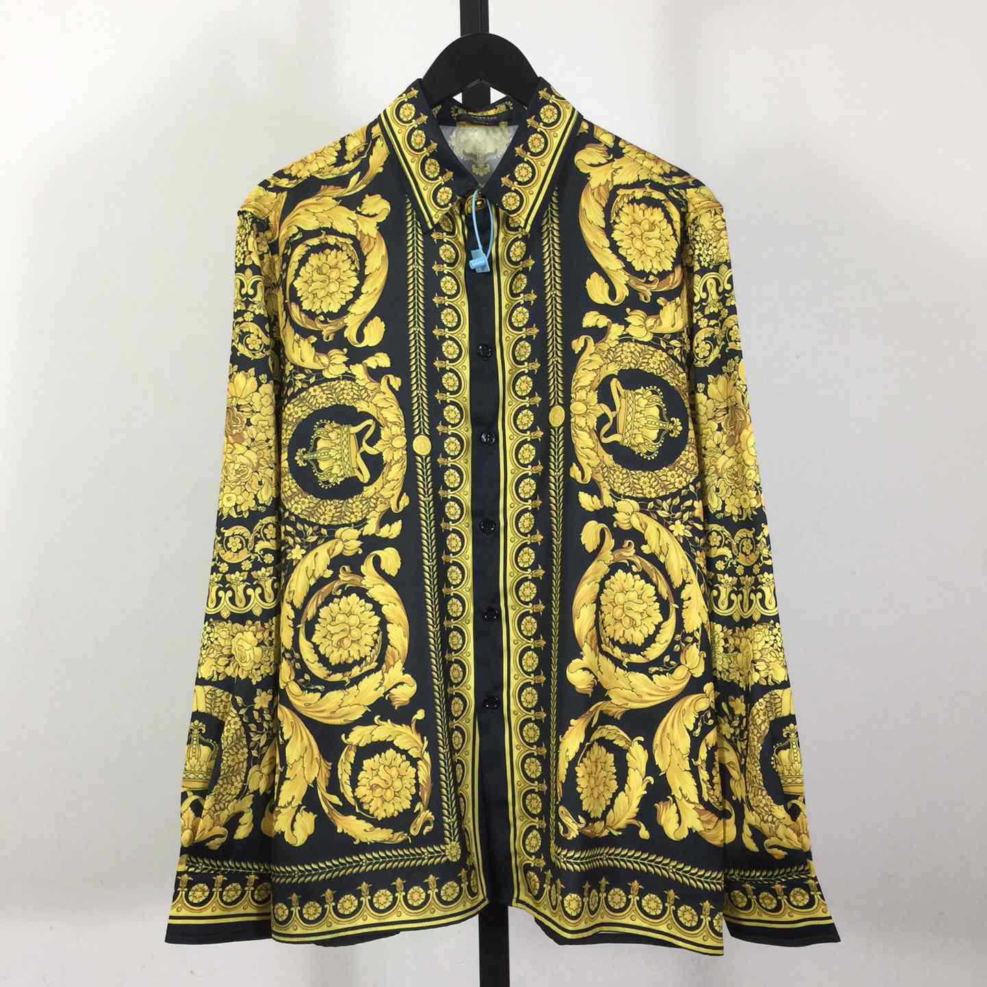 Versace Barocco Silk Shirt  - DopestKickz