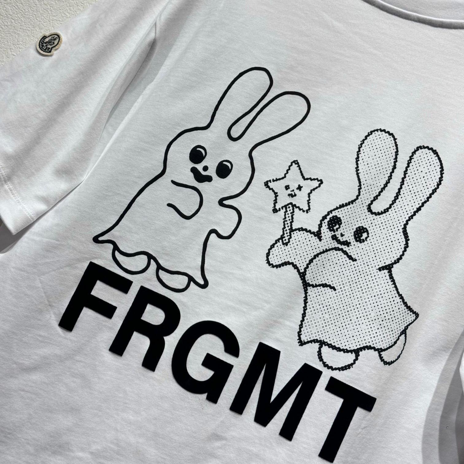 Moncler x FRGMT Cartoon Logo Cotton T-Shirt - DopestKickz