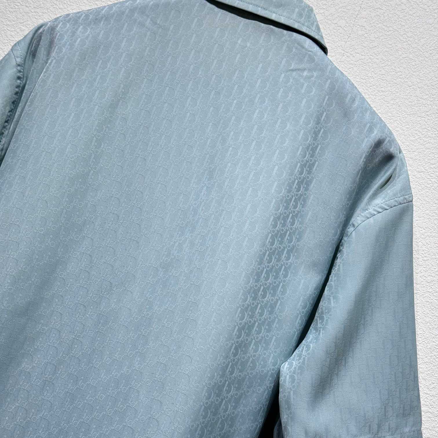 Dior Oblique Short-Sleeved Shirt  - DopestKickz