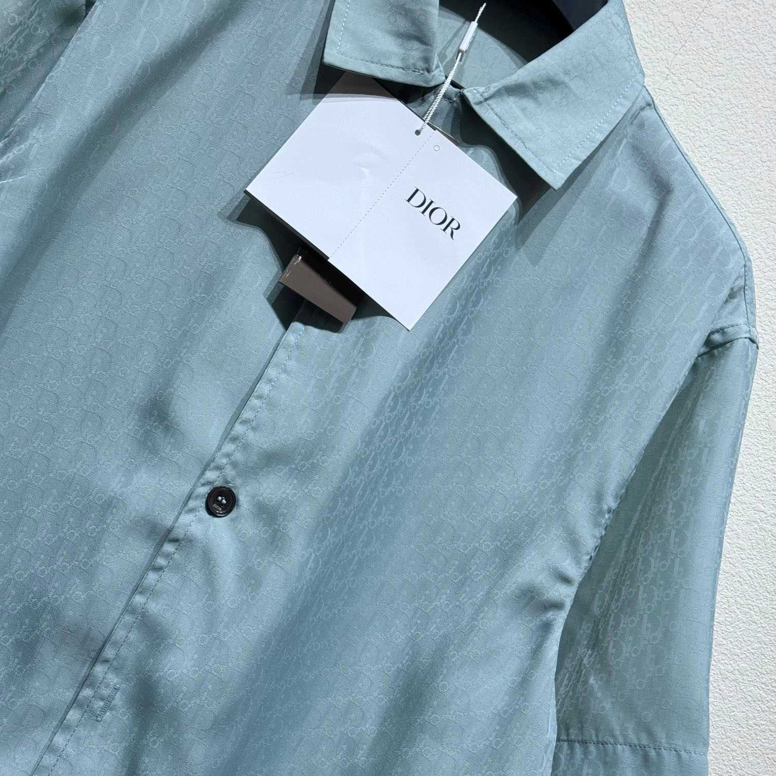 Dior Oblique Short-Sleeved Shirt  - DopestKickz