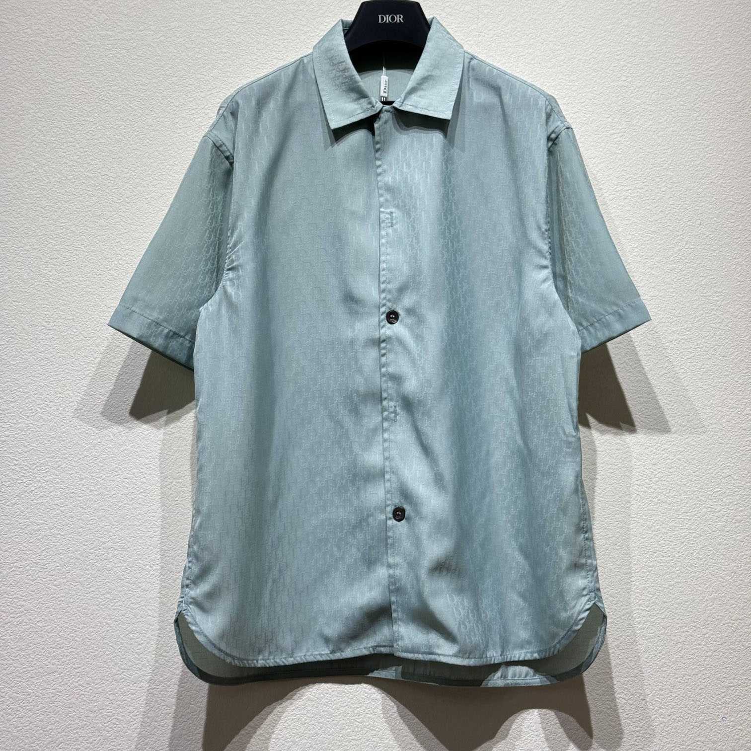 Dior Oblique Short-Sleeved Shirt  - DopestKickz