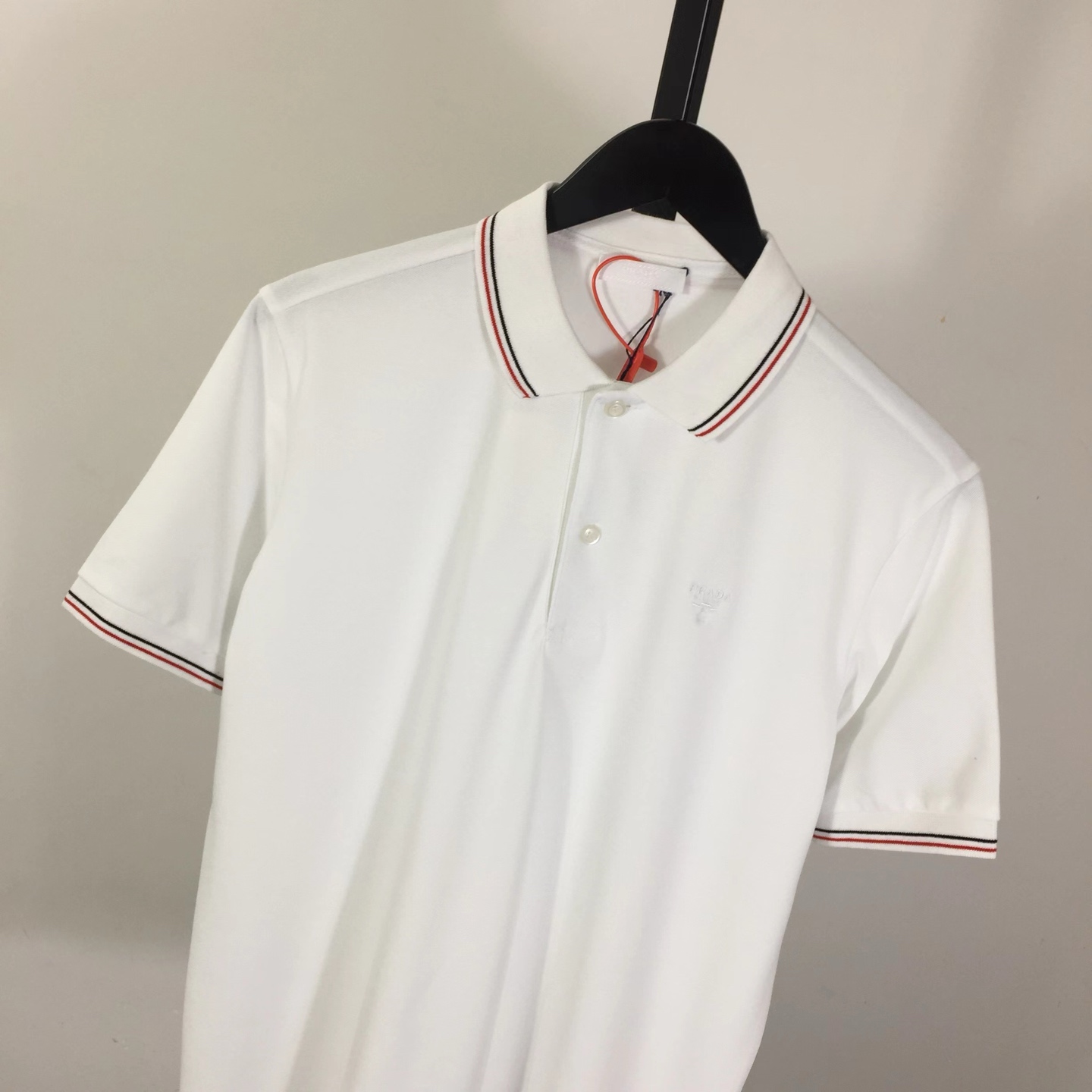 Prada Short-sleeved Piqué Polo Shirt - DopestKickz