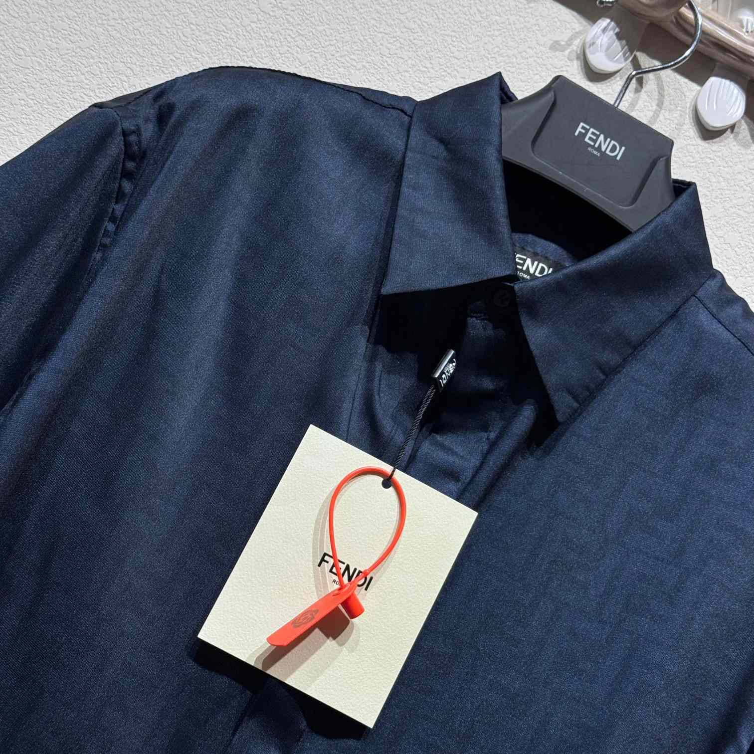 Fendi Allover Logo Printed Buttoned Shirt - DopestKickz
