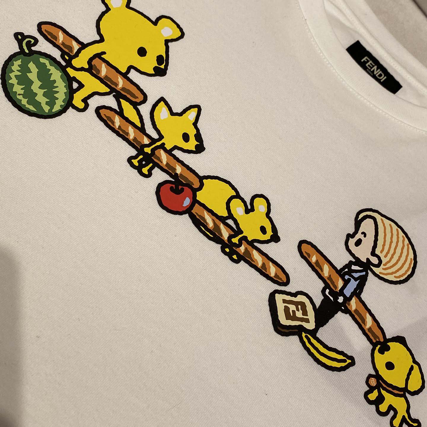 Fendi Silvia And The Baguette T-Shirt - DopestKickz