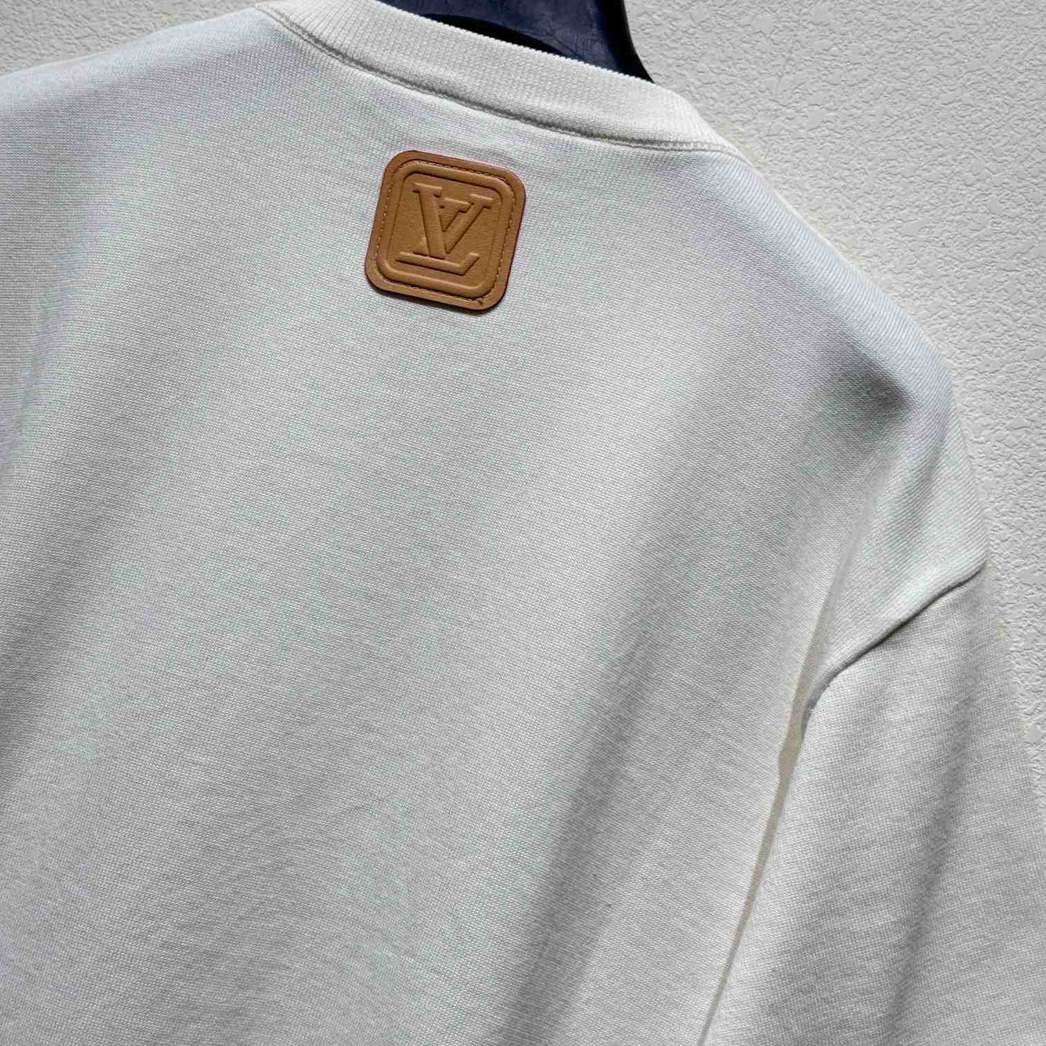 Louis Vuitton VVN Patch Short-Sleeved Cotton Crewneck   1AHCWG - DopestKickz