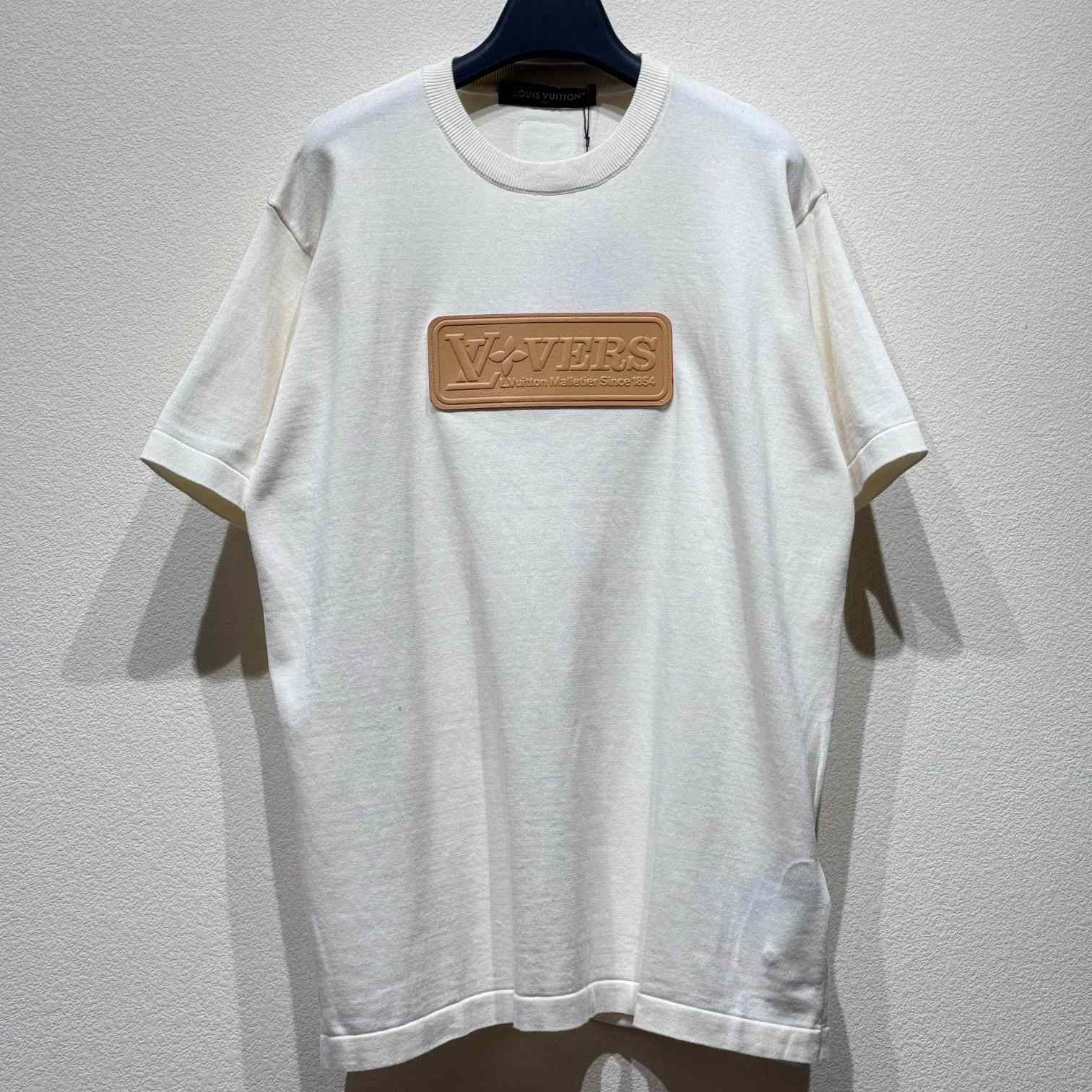 Louis Vuitton VVN Patch Short-Sleeved Cotton Crewneck   1AHCWG - DopestKickz