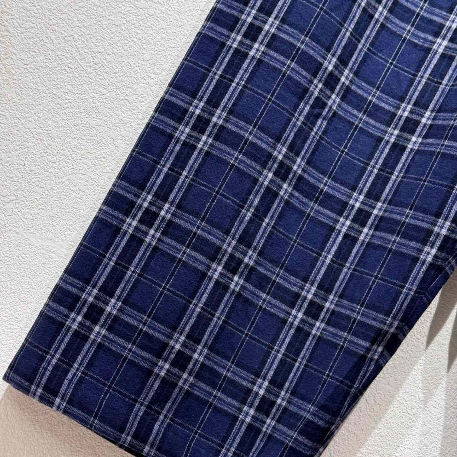 Balenciaga Plaid Casual Pants - DopestKickz