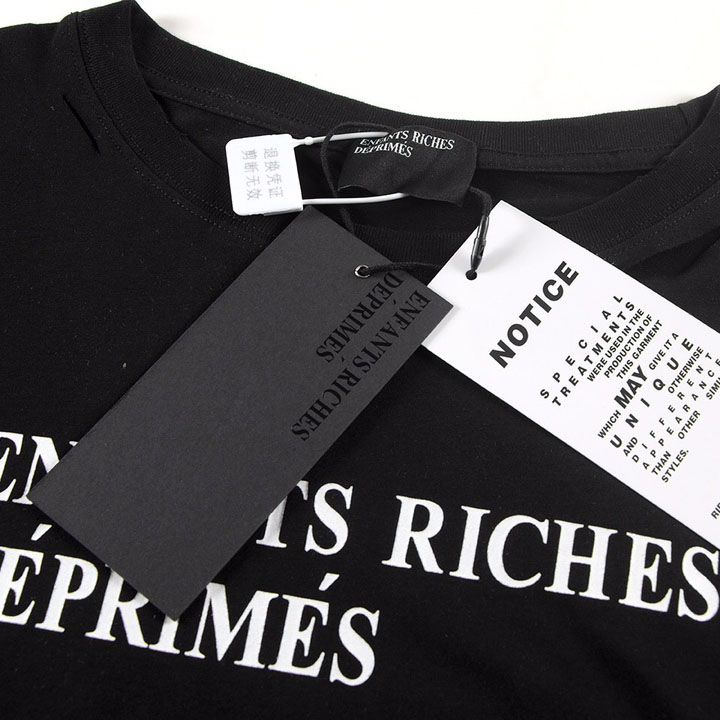 Enfants Riches Déprimés Cropped Distressed Logo-Print Cotton-Jersey - DopestKickz