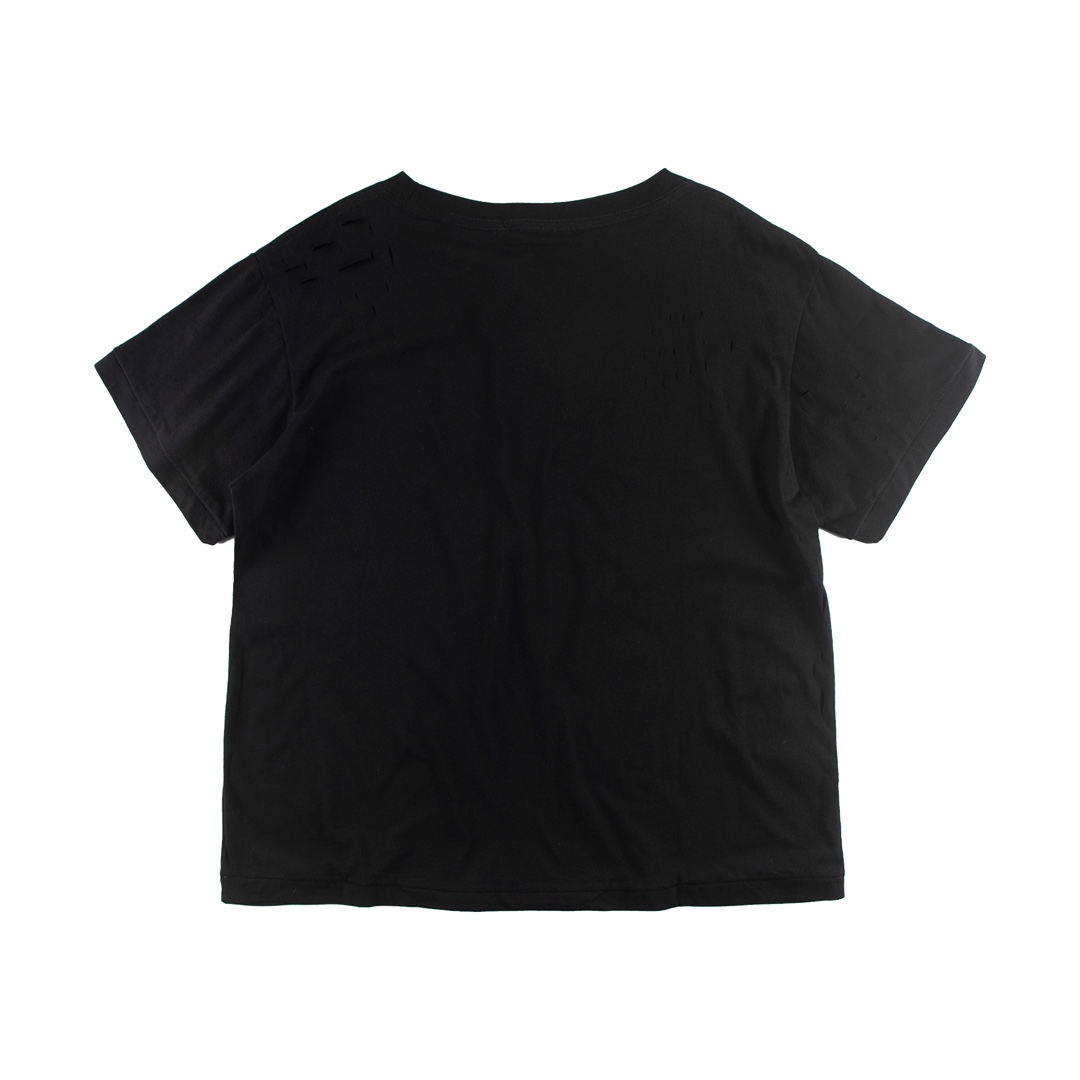 Enfants Riches Déprimés Cropped Distressed Logo-Print Cotton-Jersey - DopestKickz