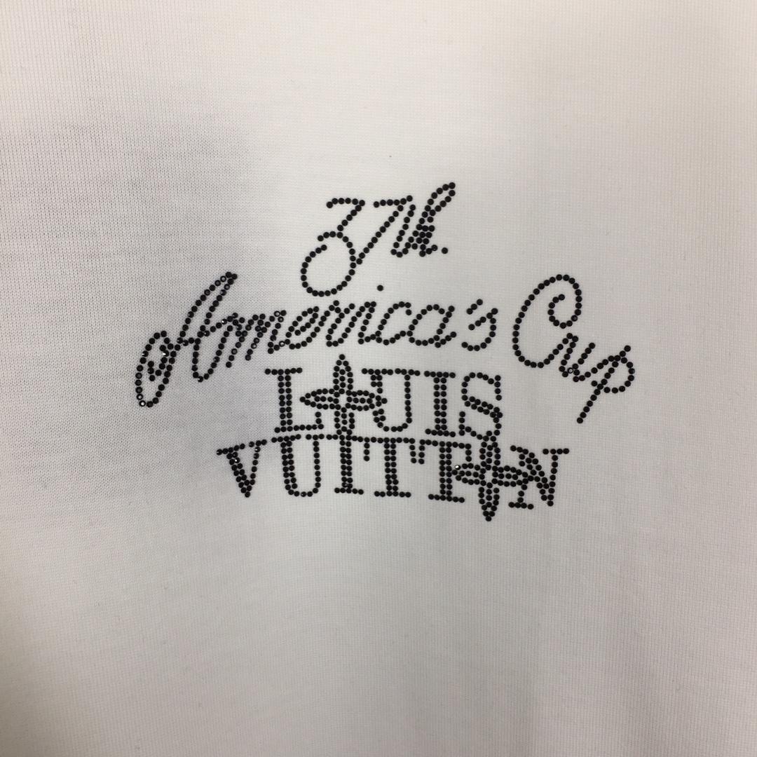 Louis Vuitton Embellished Short-Sleeved Cotton Crewneck - DopestKickz