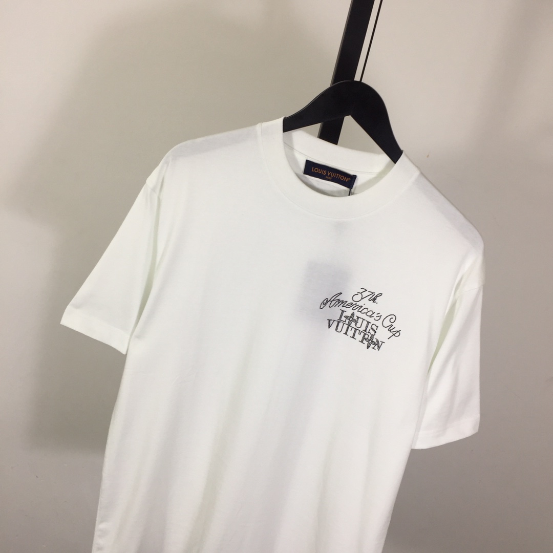 Louis Vuitton Embellished Short-Sleeved Cotton Crewneck - DopestKickz