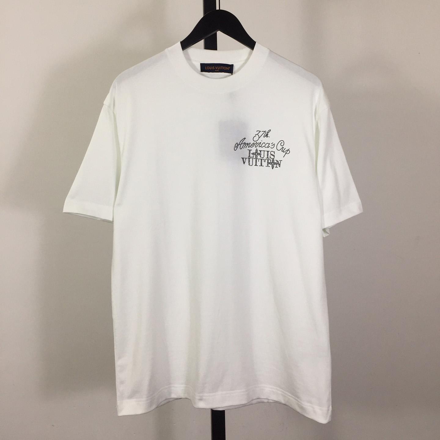 Louis Vuitton Embellished Short-Sleeved Cotton Crewneck - DopestKickz