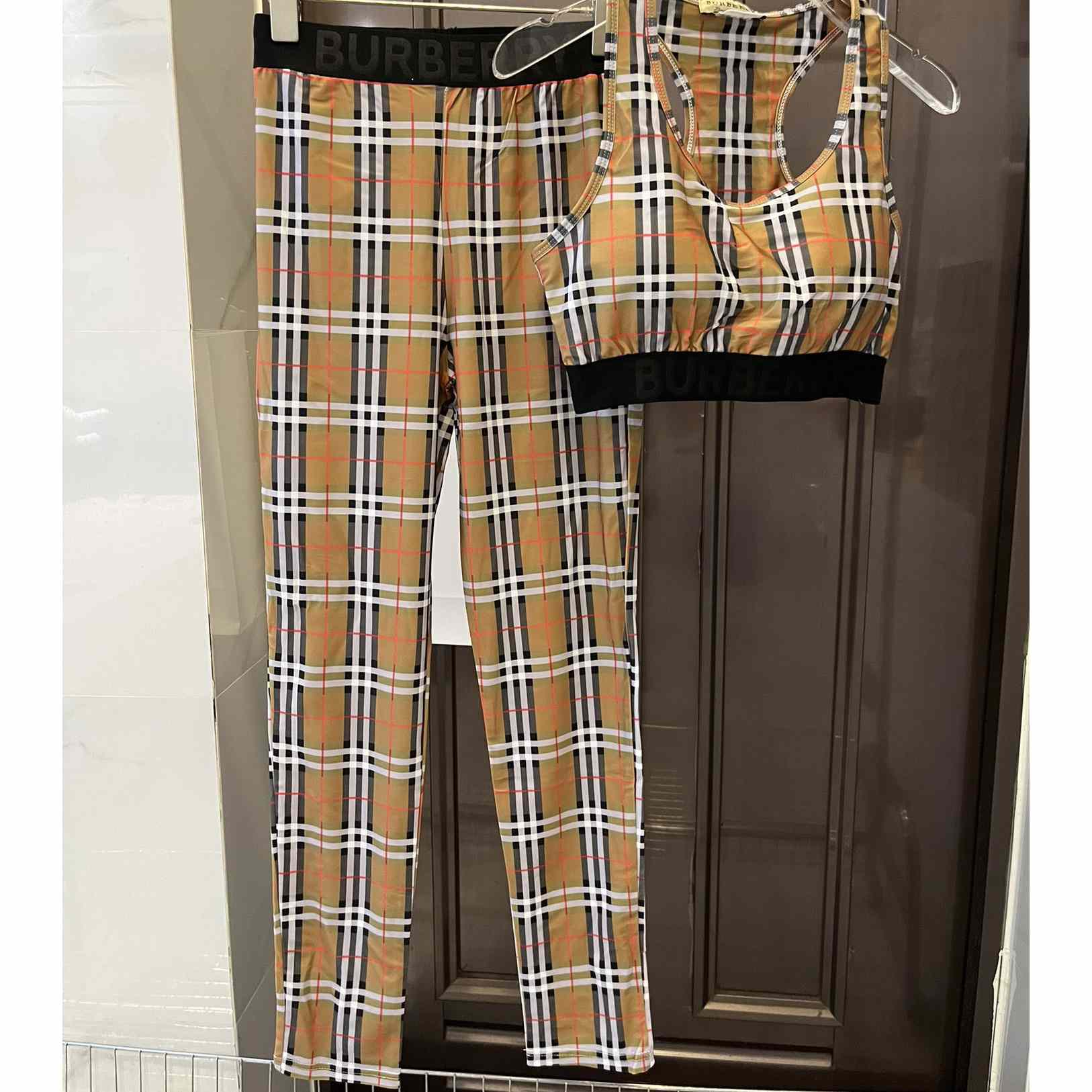 Burberry Check Top And Leggings  - DopestKickz