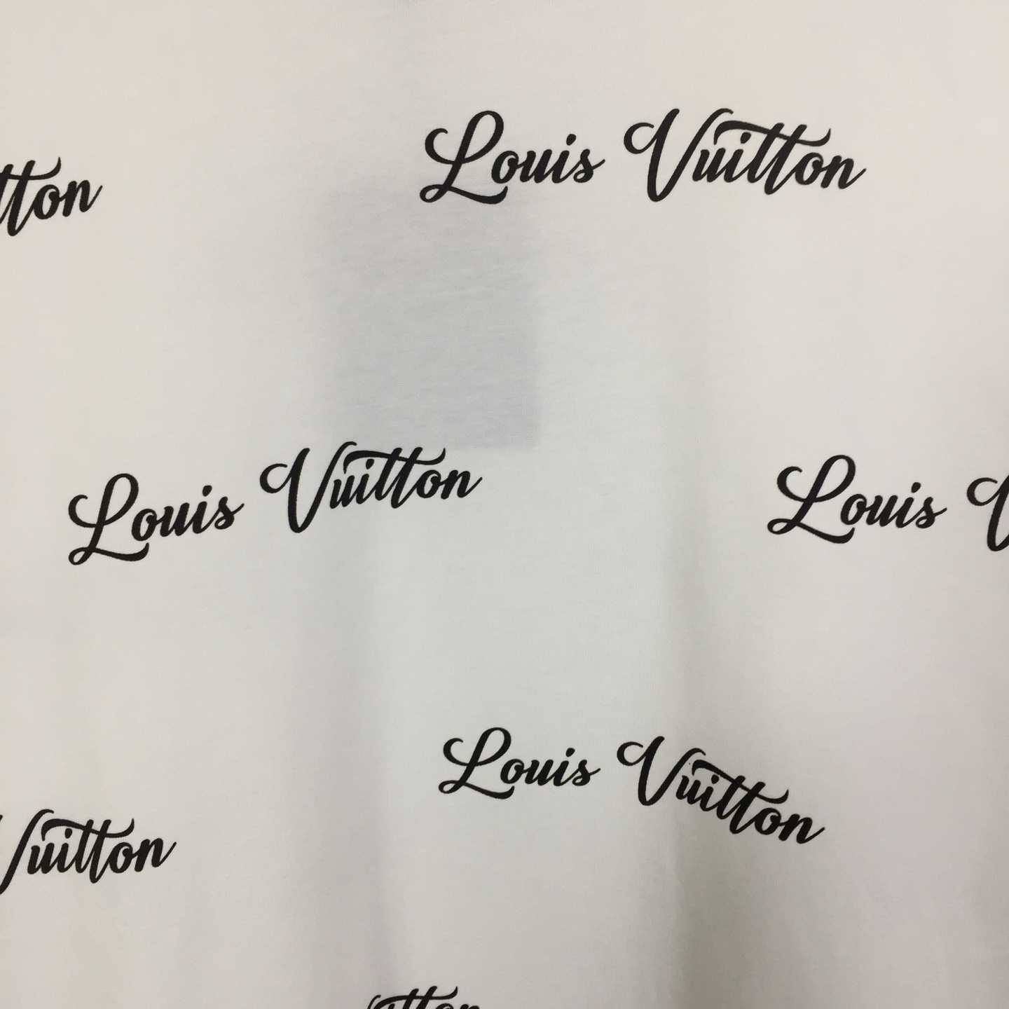 Louis Vuitton Logo Cotton T-Shirt - DopestKickz