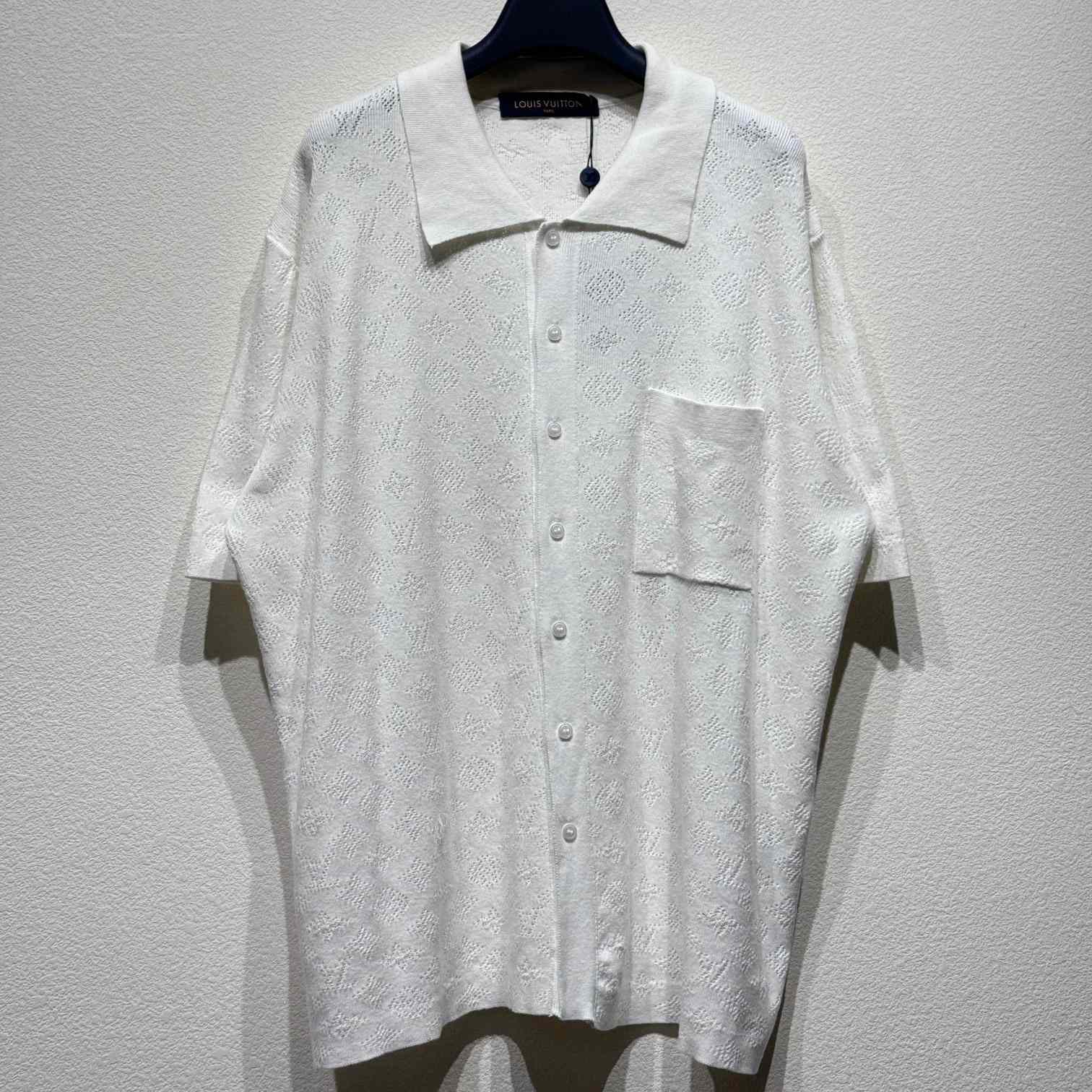 Louis Vuitton Monogram Short-Sleeved Shirt    - DopestKickz