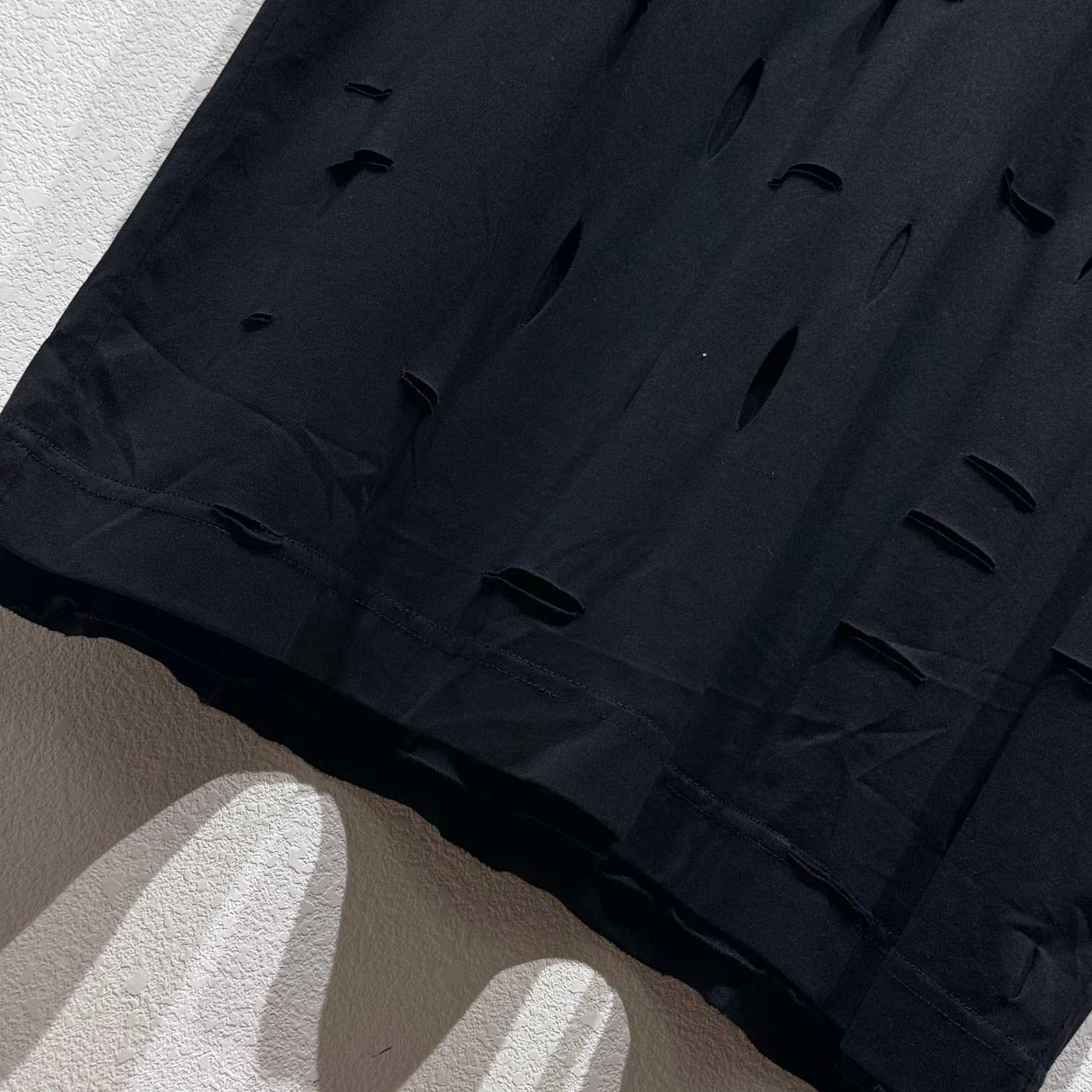 Givenchy Black Destroyed T-Shirt  - DopestKickz