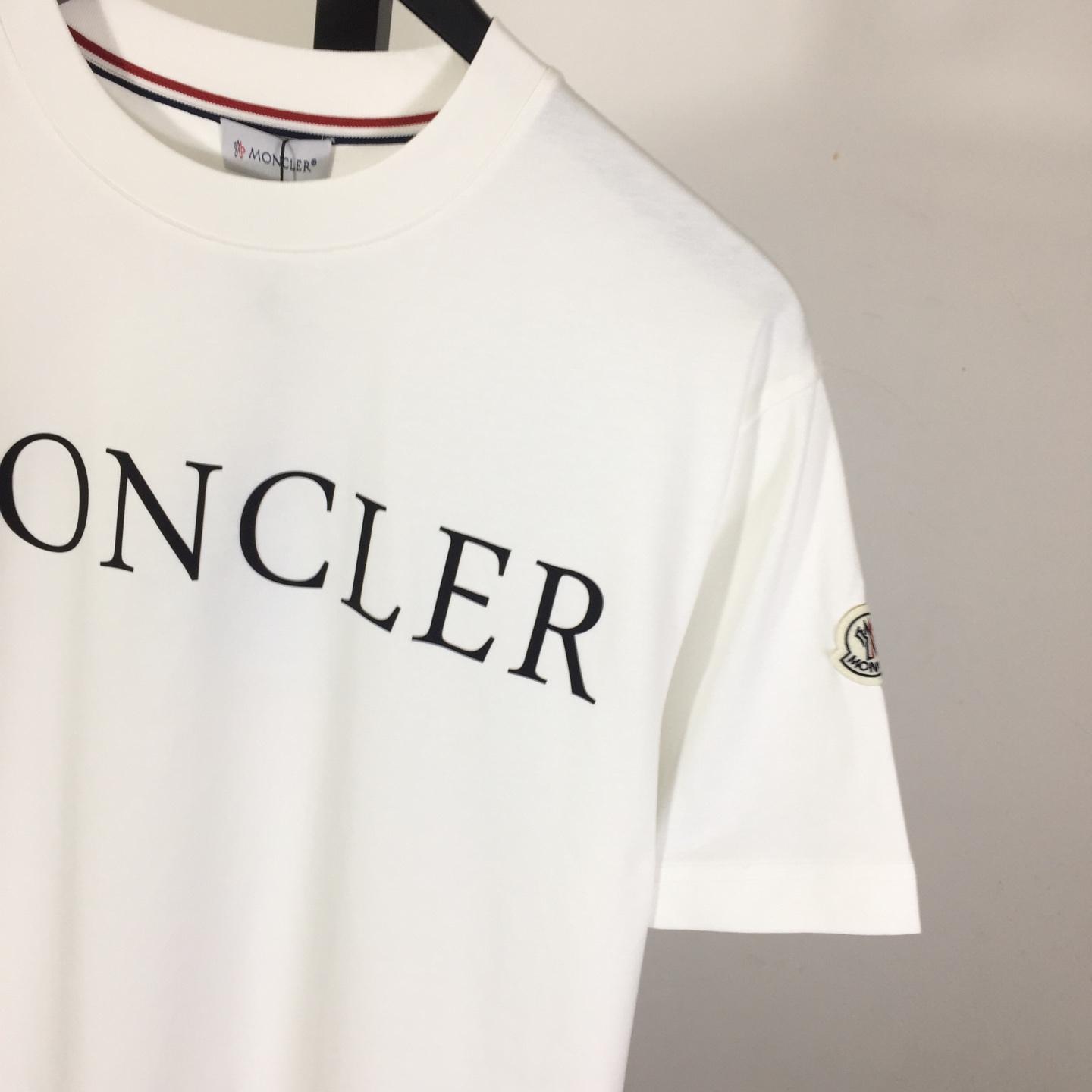 Moncler Logo Cotton T-shirt - DopestKickz
