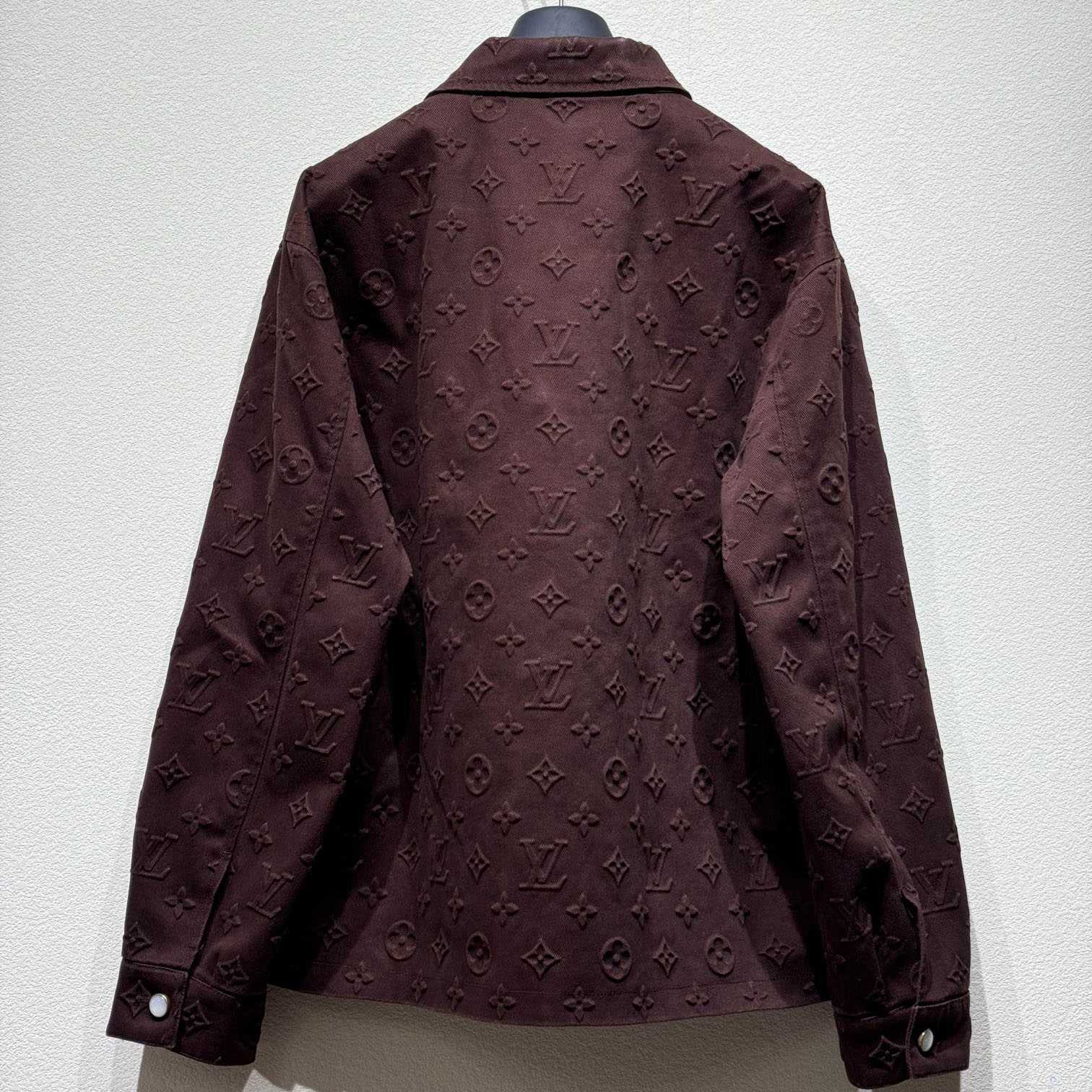 Louis Vuitton Monogram Embossed Overshirt    - DopestKickz