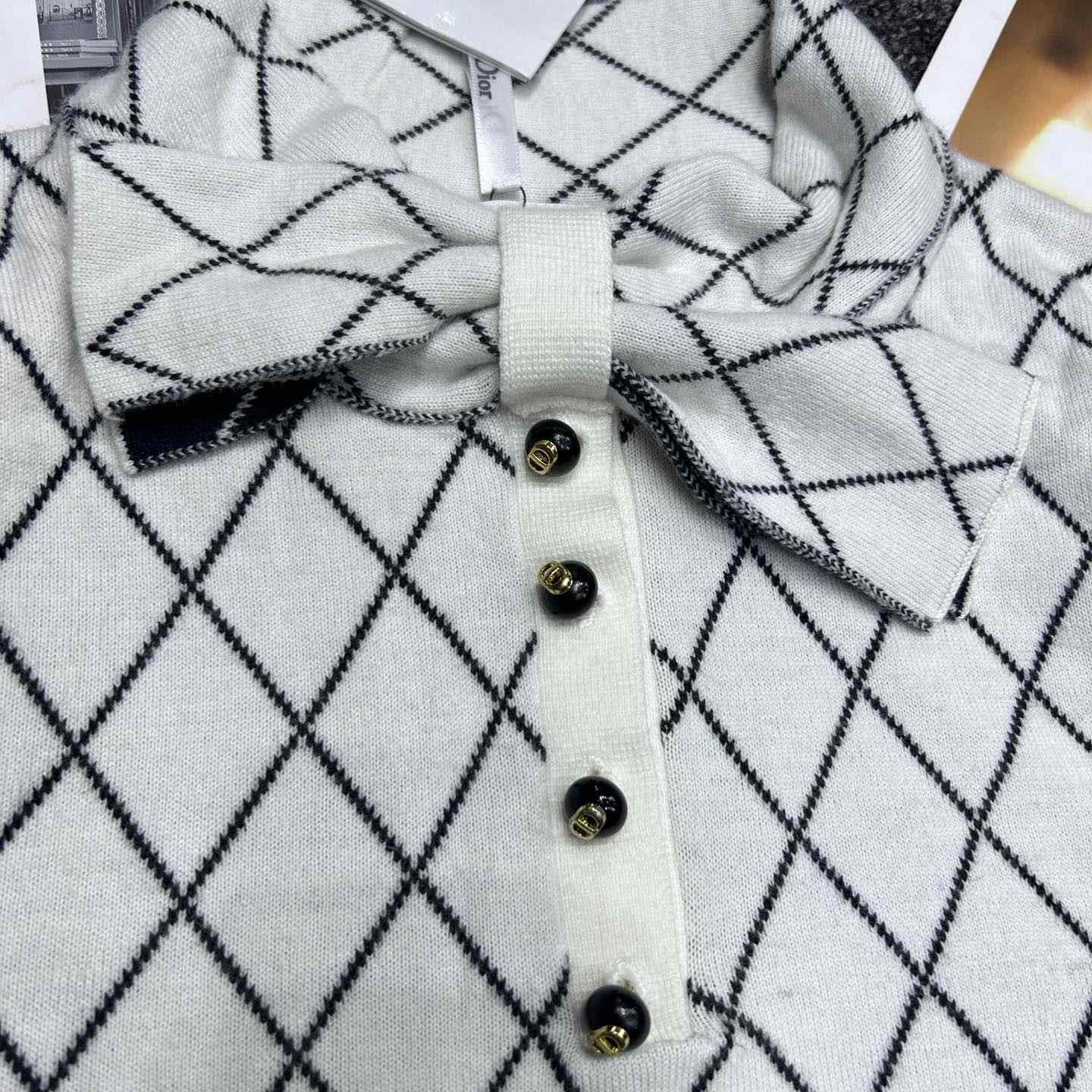 Dior Tied Collar Sweater  - DopestKickz