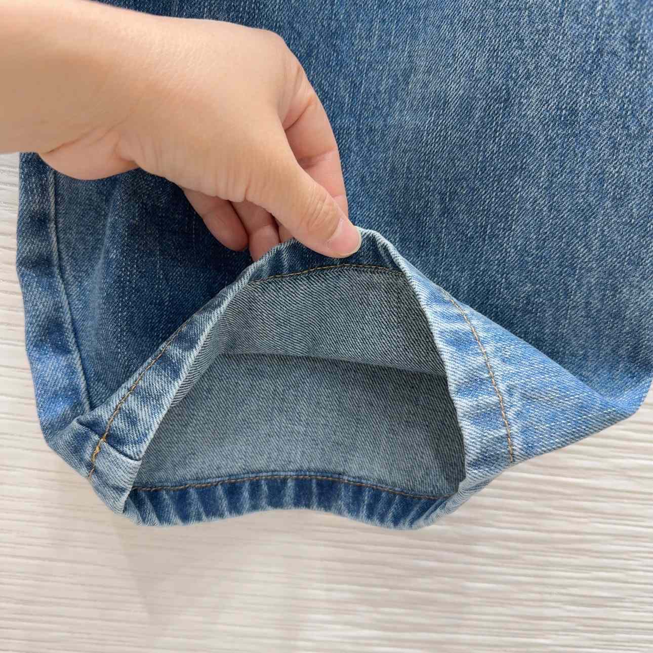 Loewe Draped Jeans In Denim - DopestKickz