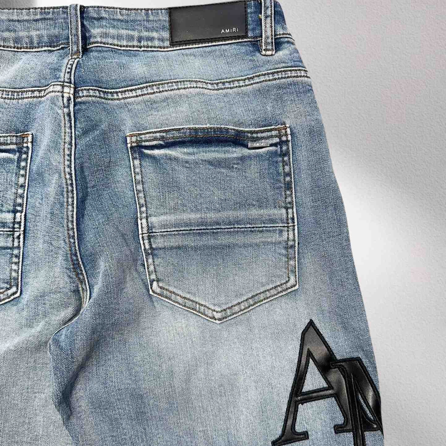 Amiri Denim Shorts     8003 - DopestKickz