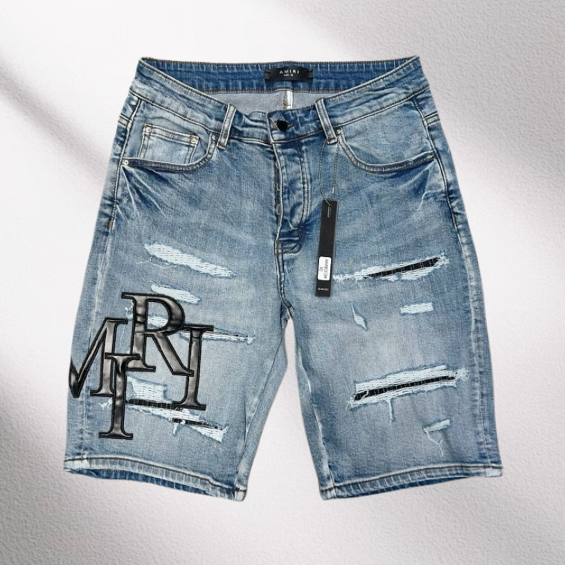 Amiri Denim Shorts     8003 - DopestKickz