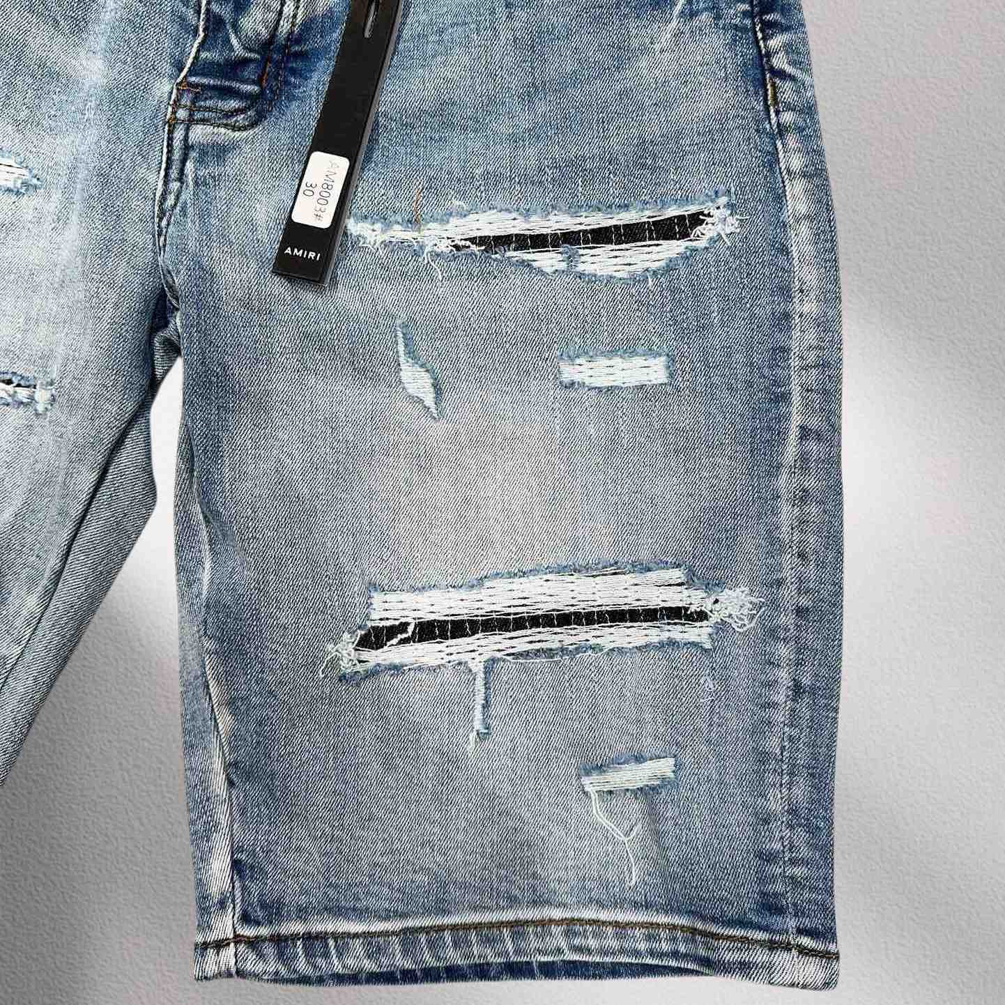 Amiri Denim Shorts     8003 - DopestKickz