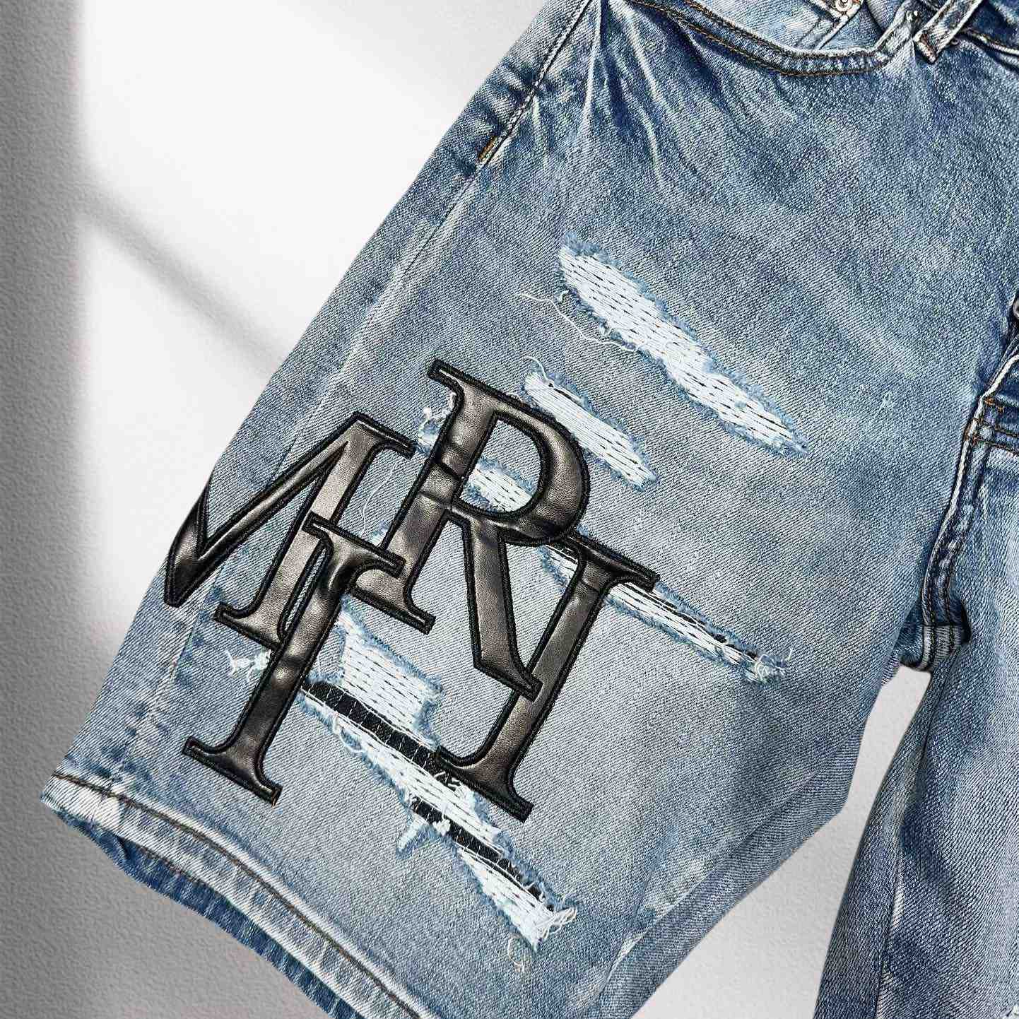 Amiri Denim Shorts     8003 - DopestKickz