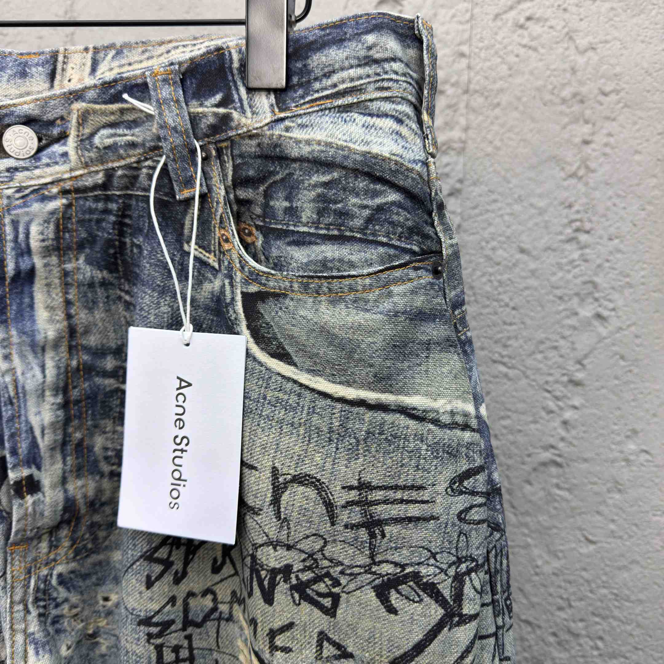 Acne Studios Super Baggy Fit Jeans - 2023 - DopestKickz