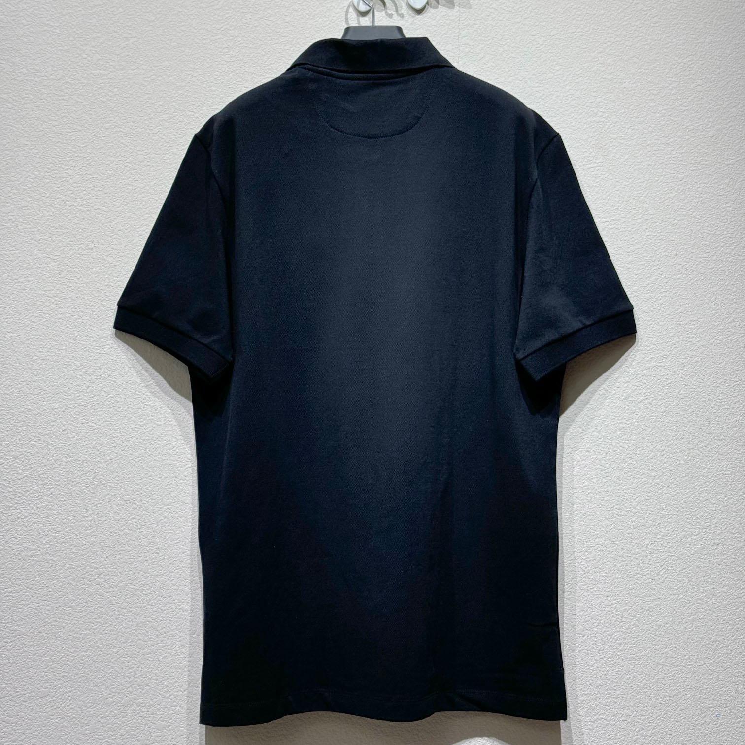 Fendi Black Cotton Polo Shirt - DopestKickz