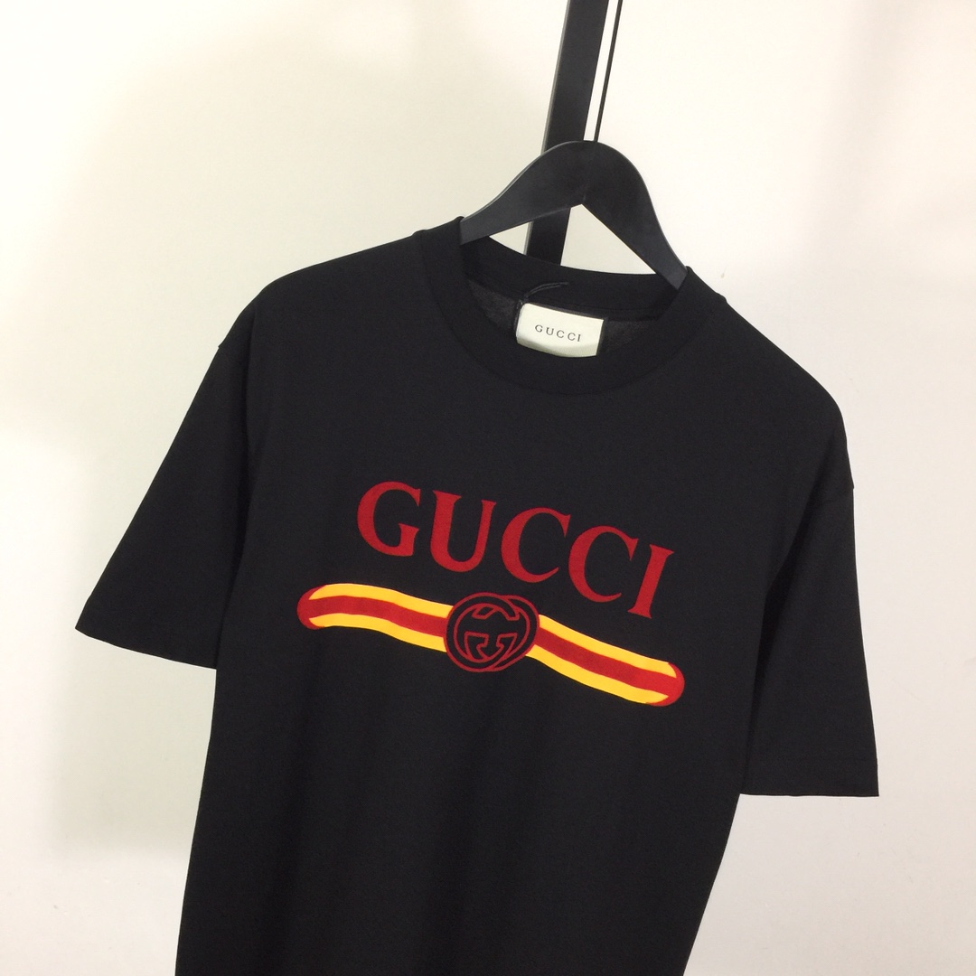 Gucci Printed Cotton Jersey T-shirt - DopestKickz