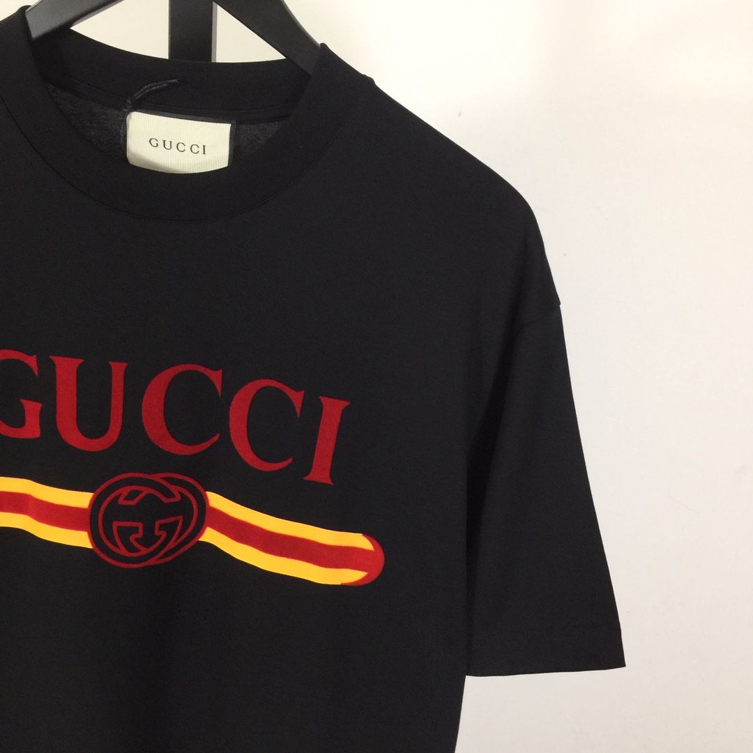 Gucci Printed Cotton Jersey T-shirt - DopestKickz
