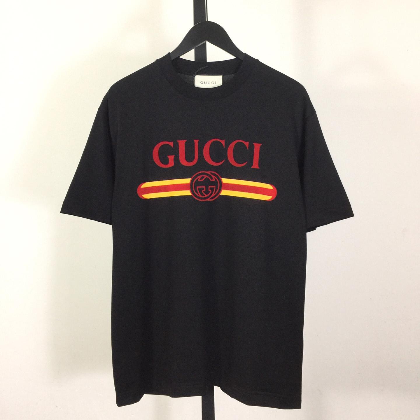 Gucci Printed Cotton Jersey T-shirt - DopestKickz