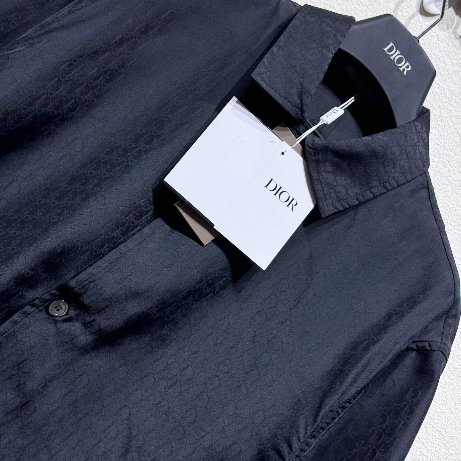 Dior Oblique Short-Sleeved Shirt  - DopestKickz