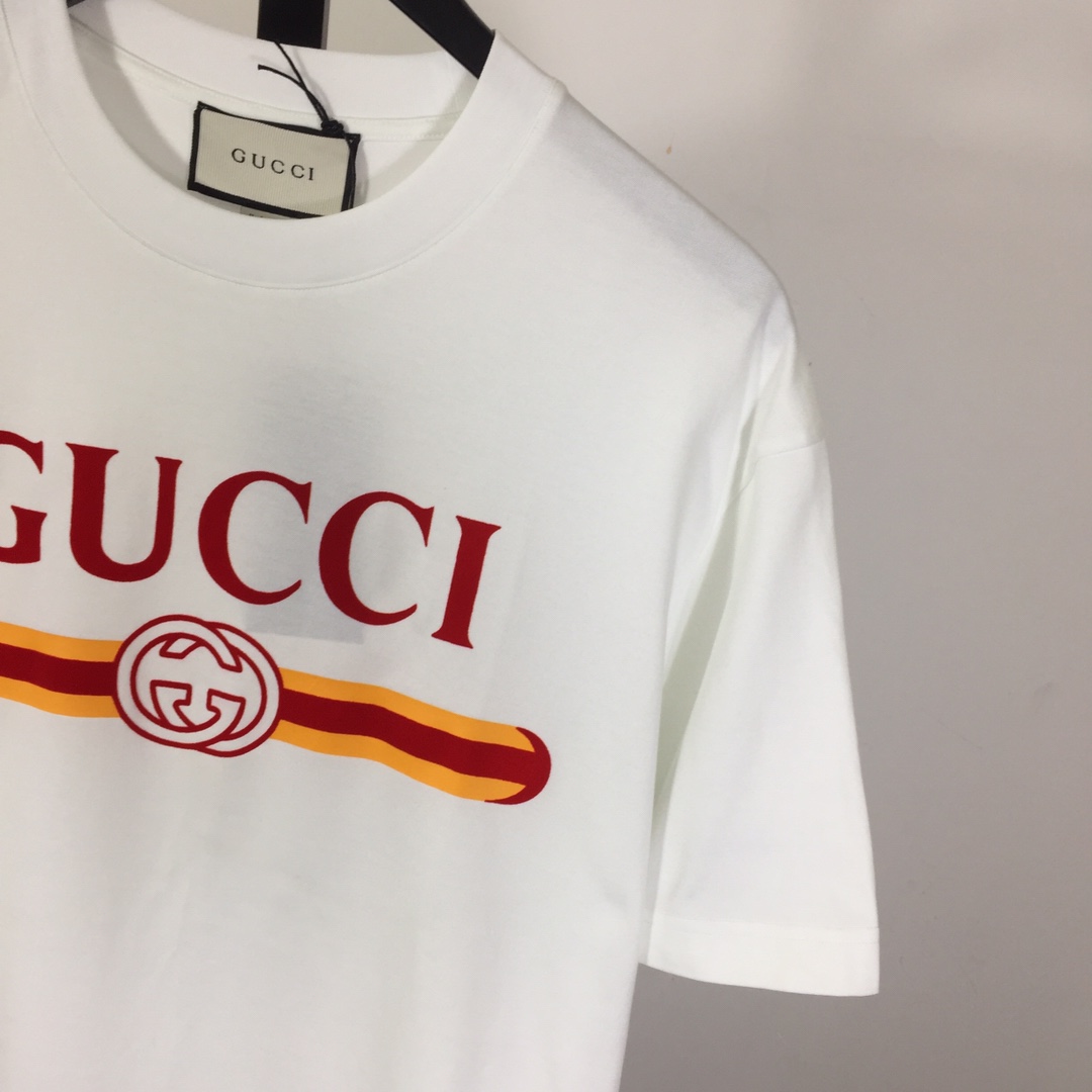 Gucci Printed Cotton Jersey T-shirt - DopestKickz