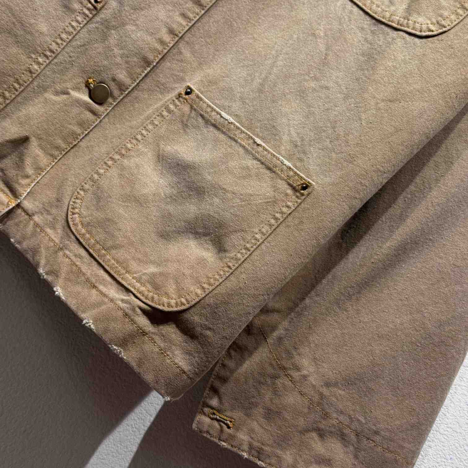 Prada Distressed Canvas Jacket - DopestKickz
